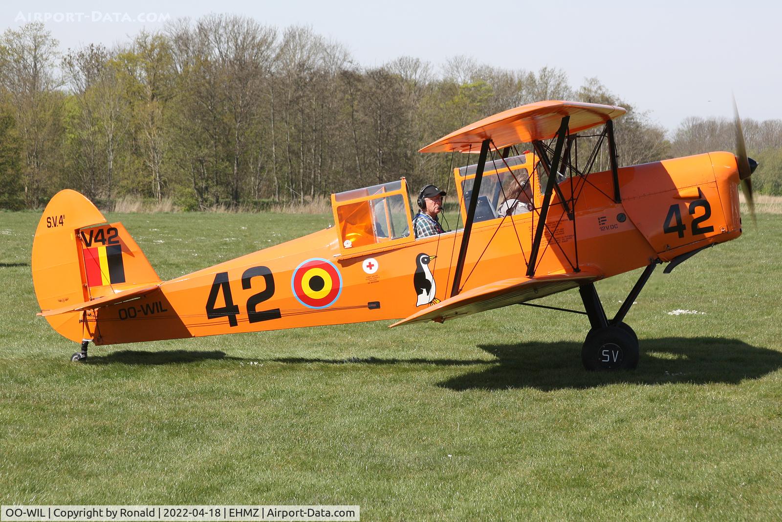 OO-WIL, Stampe-Vertongen SV-4B C/N 1184, at ehmz