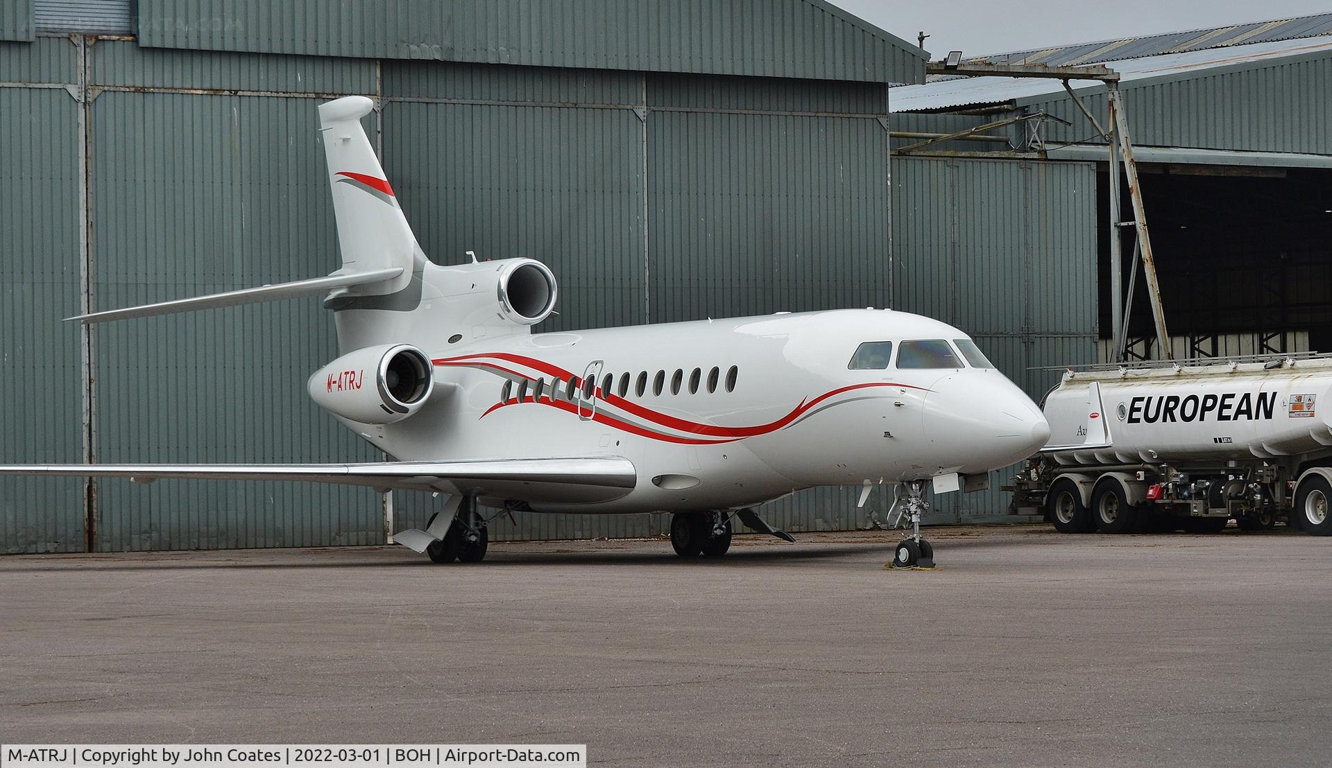 M-ATRJ, 2013 Dassault Falcon 7X C/N 199, Parked at Thurston Aviation