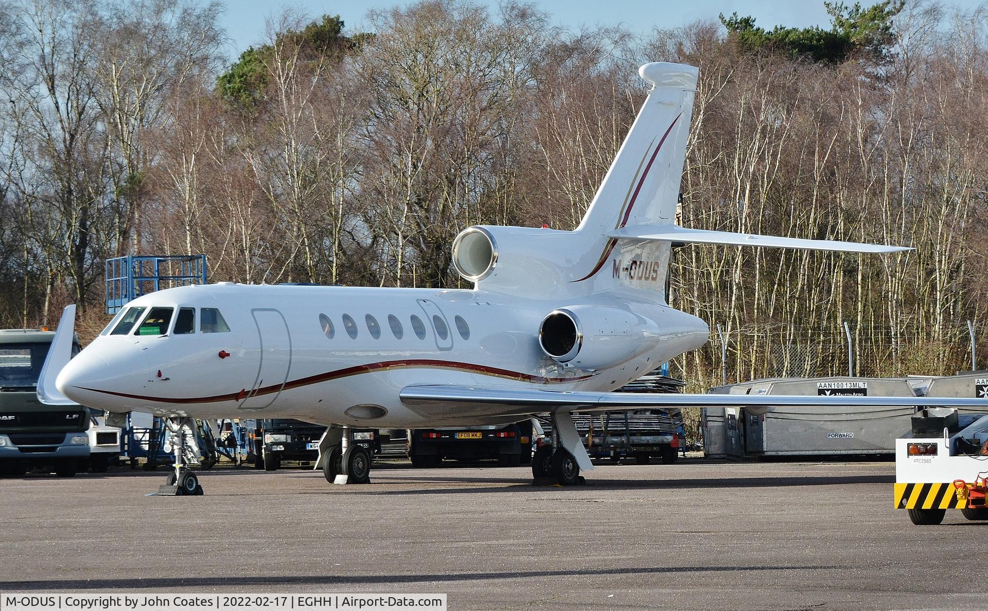 M-ODUS, 2000 Dassault Falcon 50EX C/N 286, At Thurston Aviation