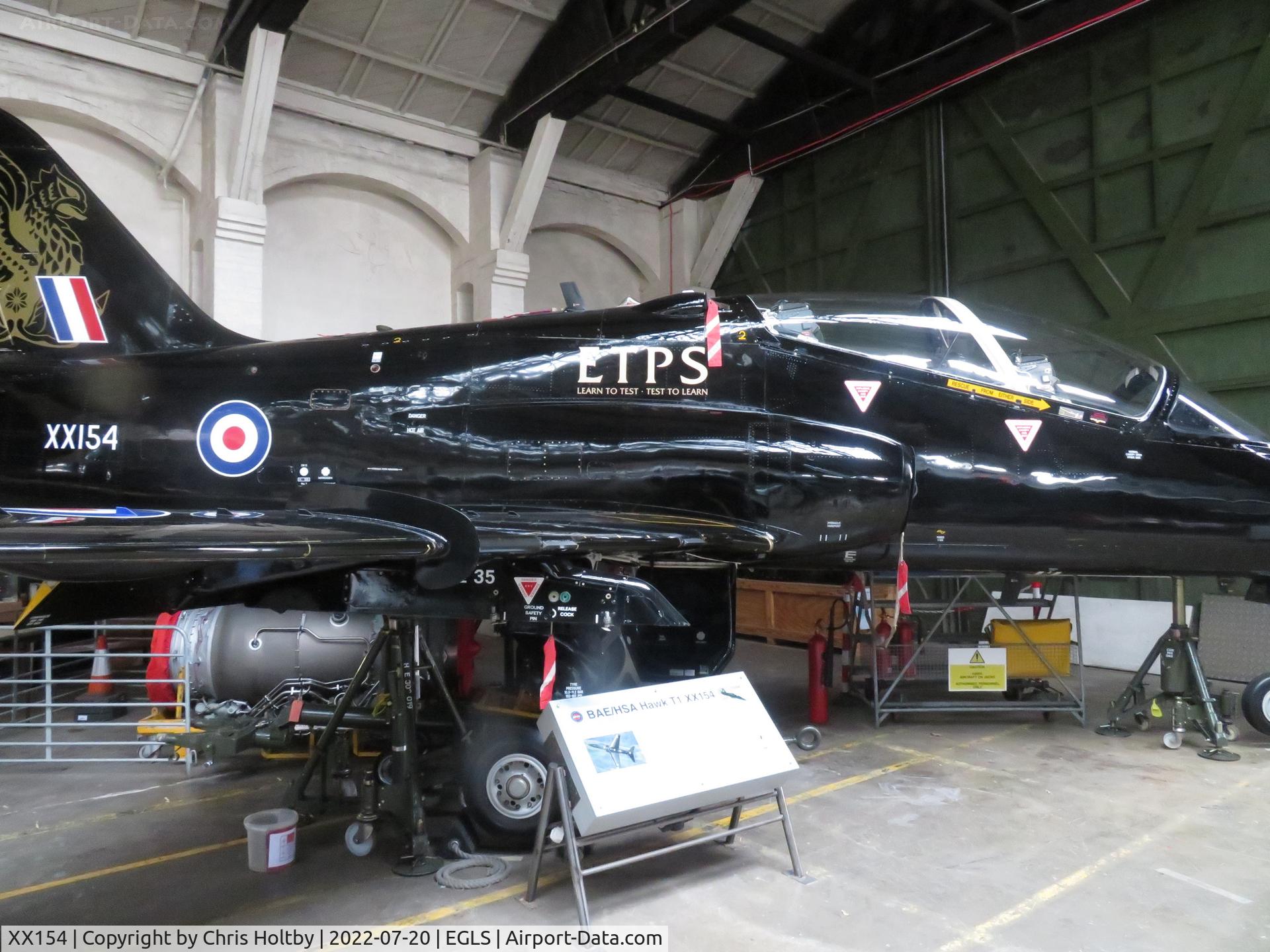 XX154, 1974 Hawker Siddeley Hawk T.1 C/N 001/312001, At Old Sarum's BDAC Wilts.