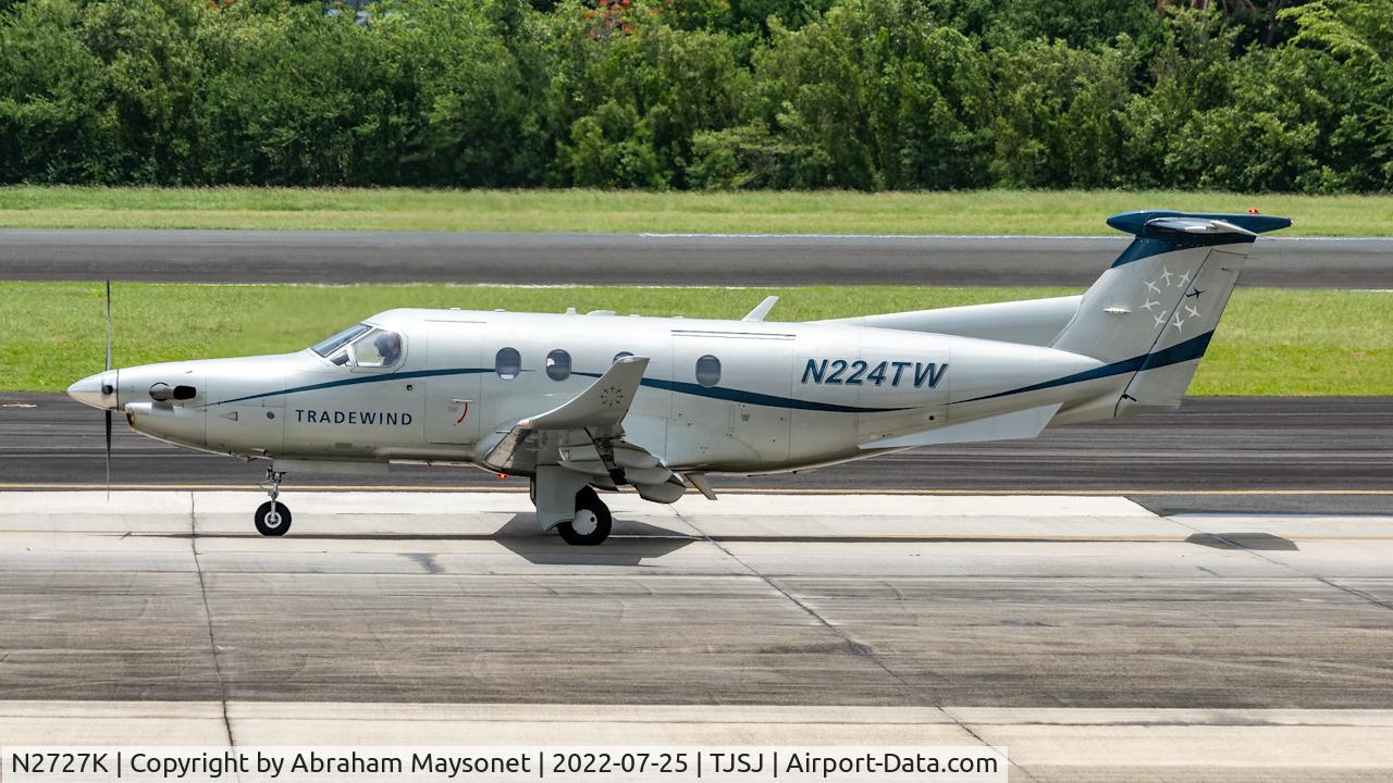 N2727K, 2002 Pilatus PC-12/45 C/N 480, New livery paint