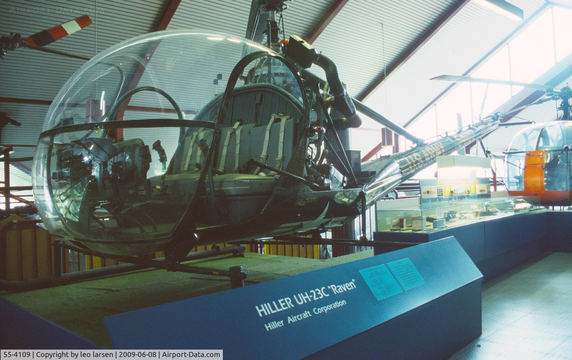 55-4109, 1955 Hiller OH-23C Raven C/N 814, Bûckeburg Museum 8.6.2009