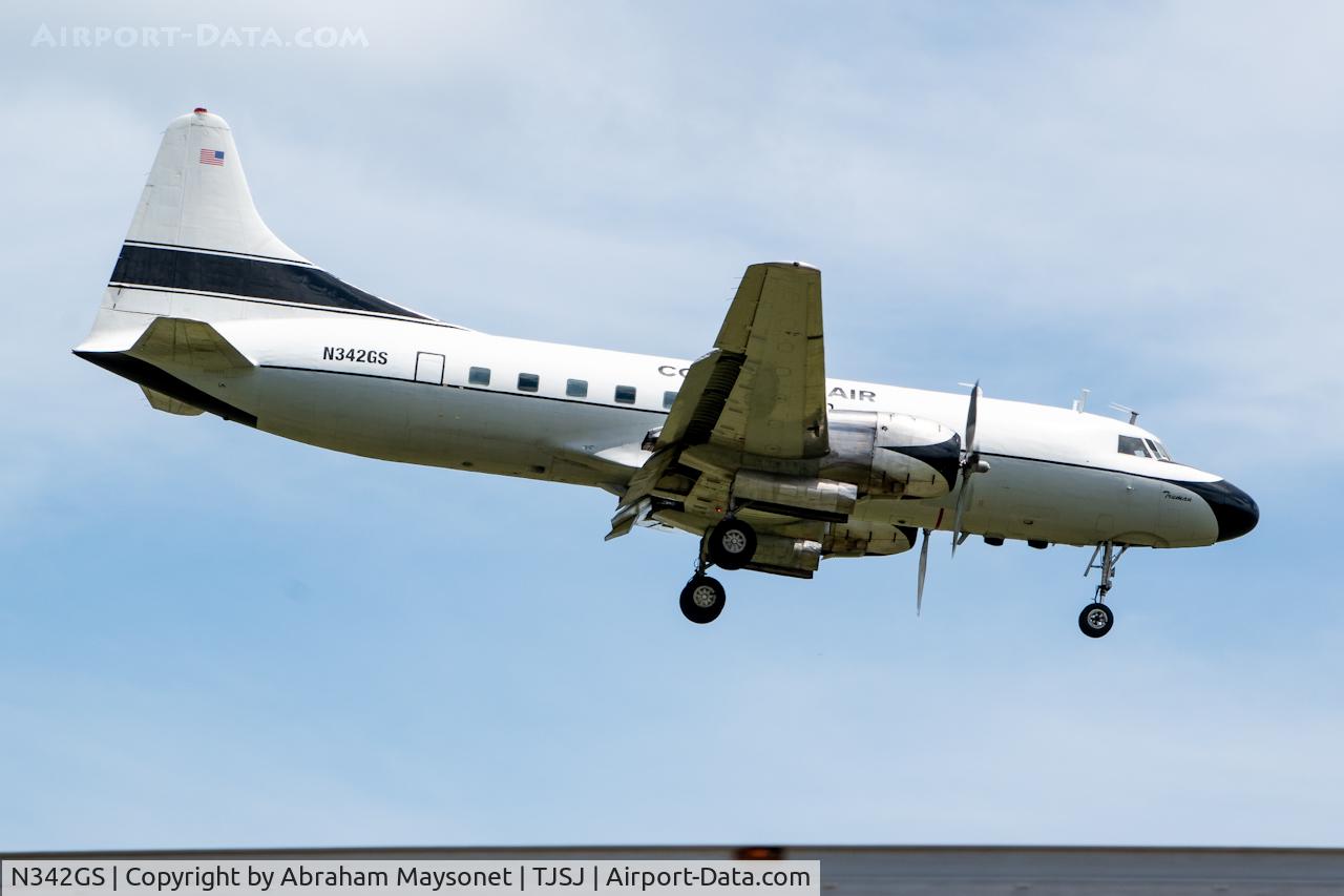 N342GS, 1956 Convair C-131F (R4Y-1) Samaritan C/N 299, New livery paint colors