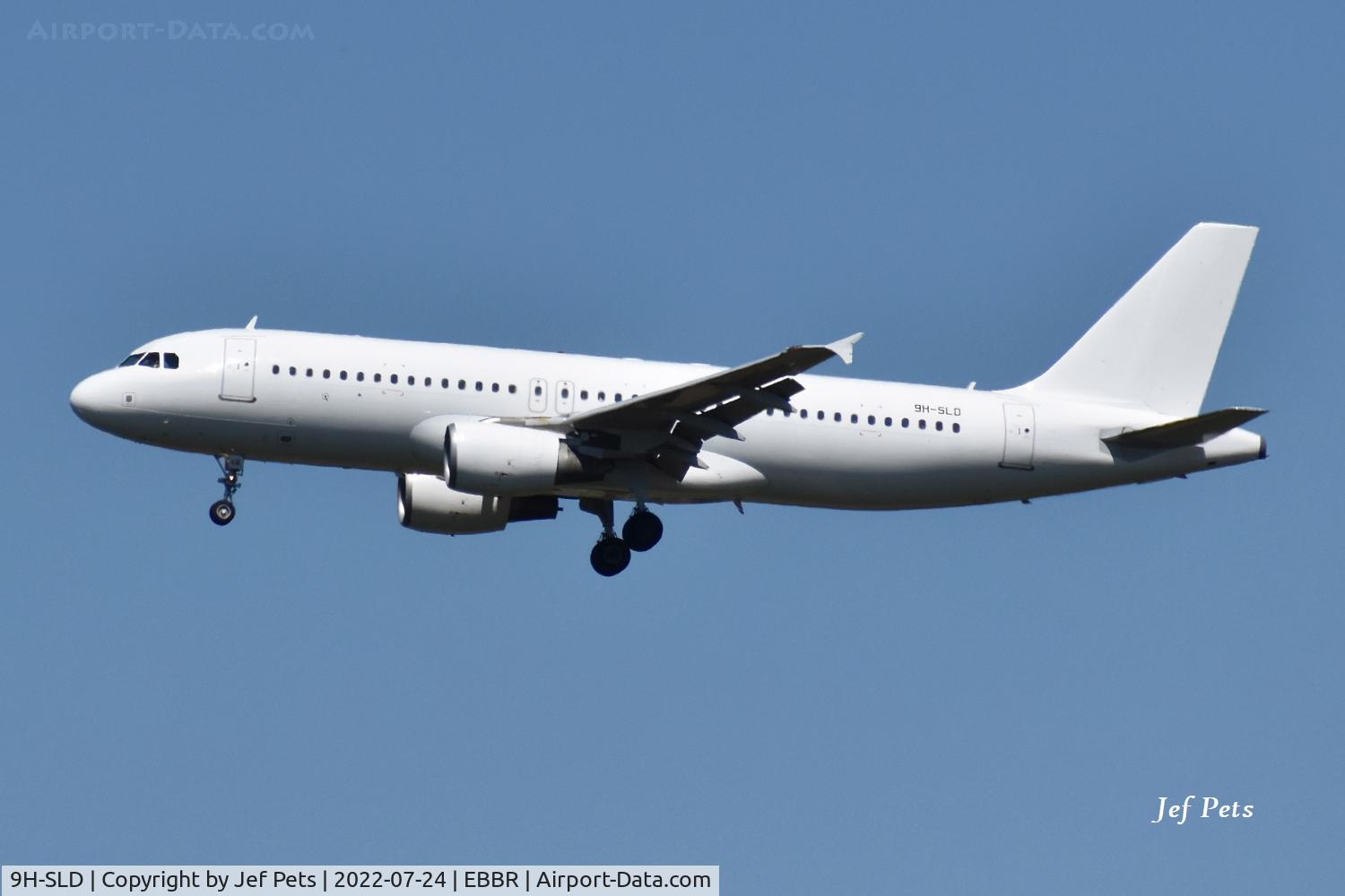 9H-SLD, 2008 Airbus A320-214 C/N 3396, At Brussels Airport.