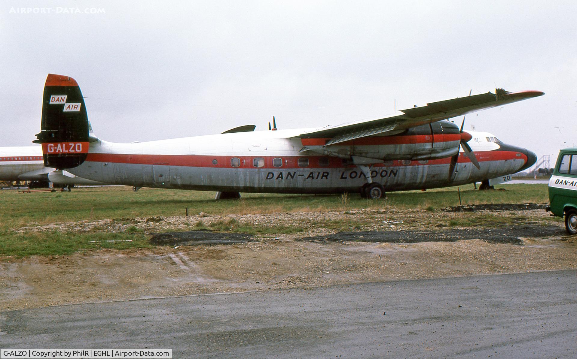 G-ALZO, 1950 Airspeed AS57 Ambassador 2 C/N 5226, Prior to its later restoration at Duxford, this Ambassador was displayed at the Dan Air Engineering base at Lasham for several years where it deteriorated in the outside conditions.
