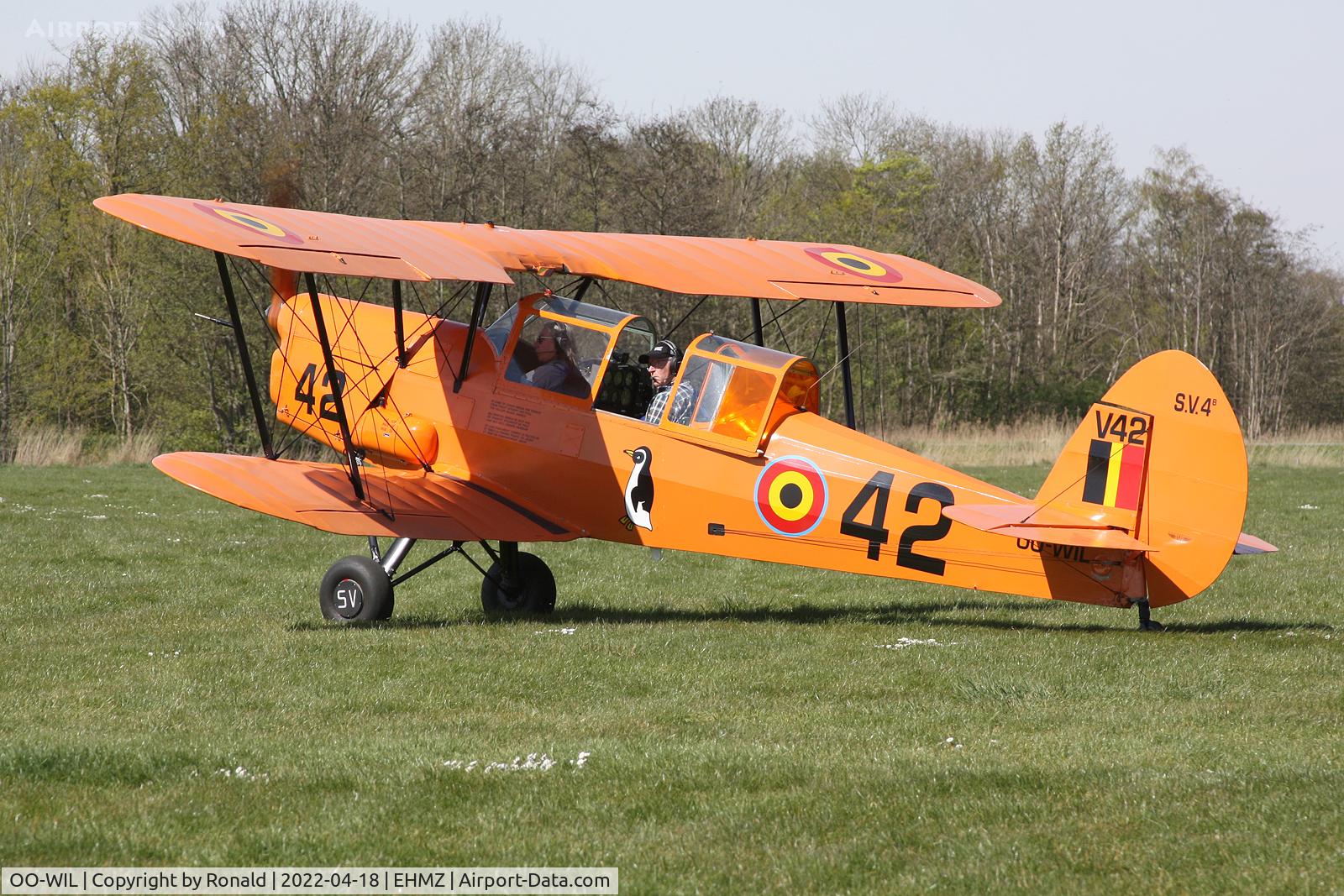 OO-WIL, Stampe-Vertongen SV-4B C/N 1184, at ehmz