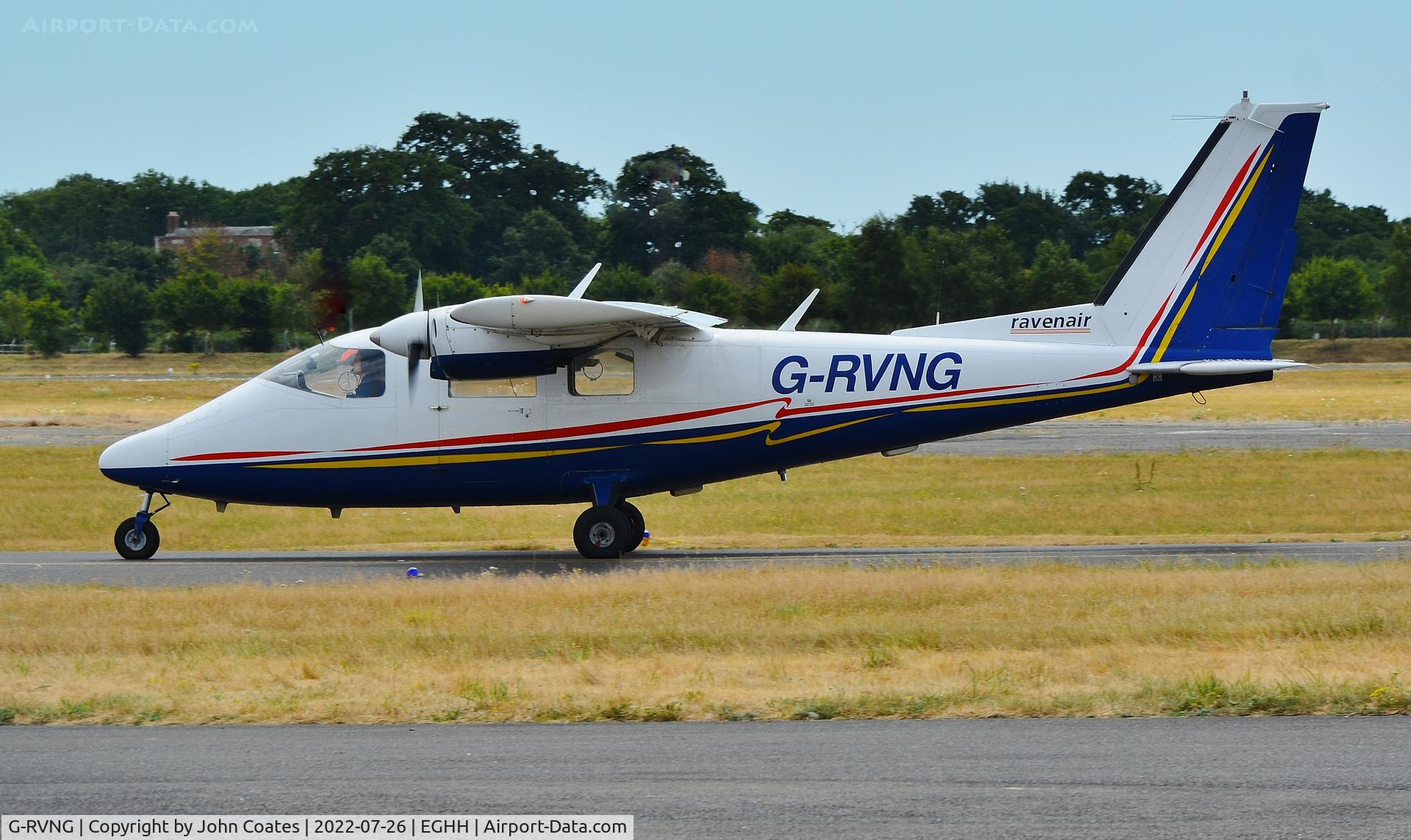 G-RVNG, 1977 Partenavia P-68B C/N 103, Taxiing to Bliss Aviation