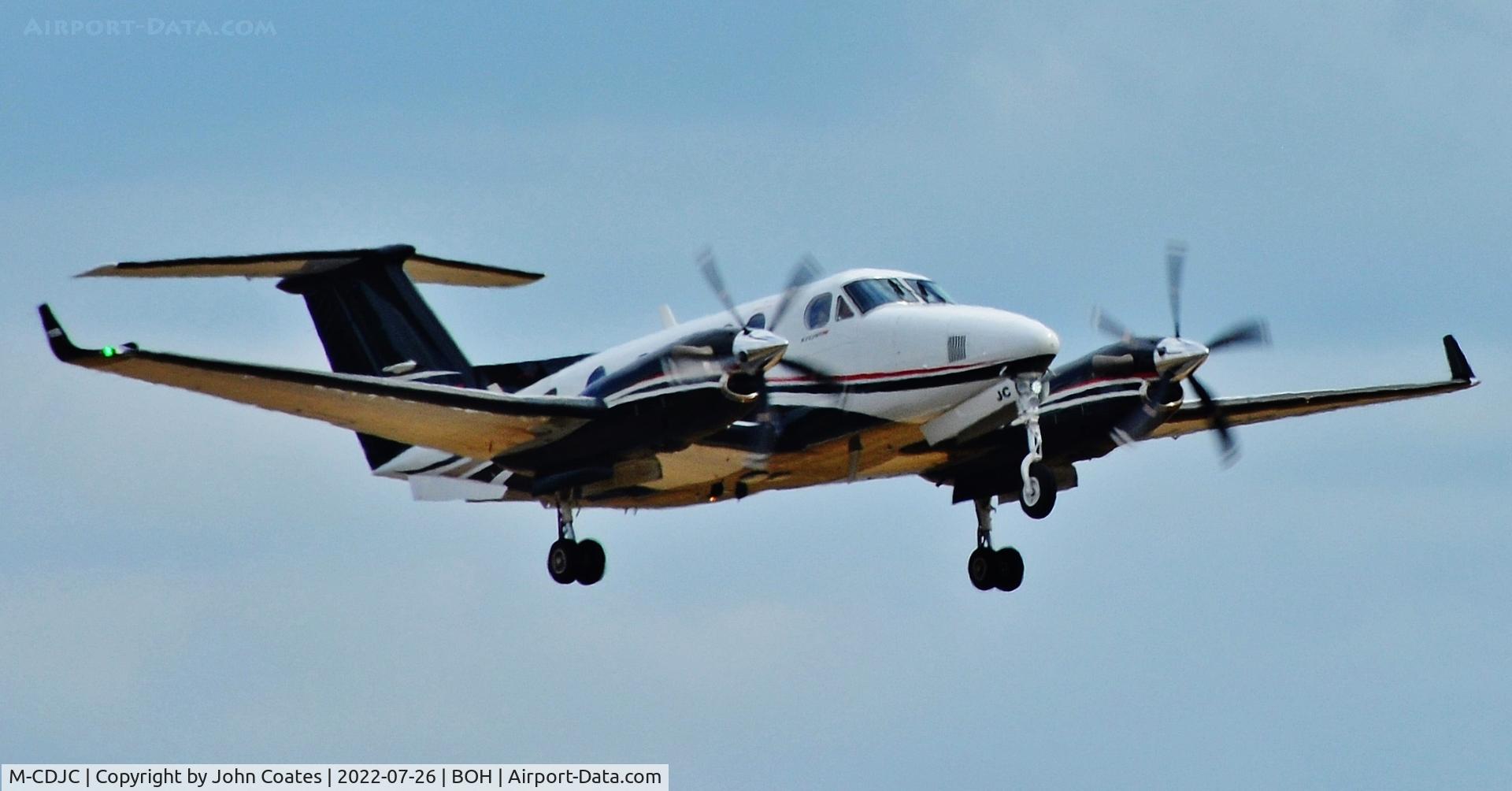 M-CDJC, 2015 Beech B200GT King Air C/N BY-233, Departing off 26