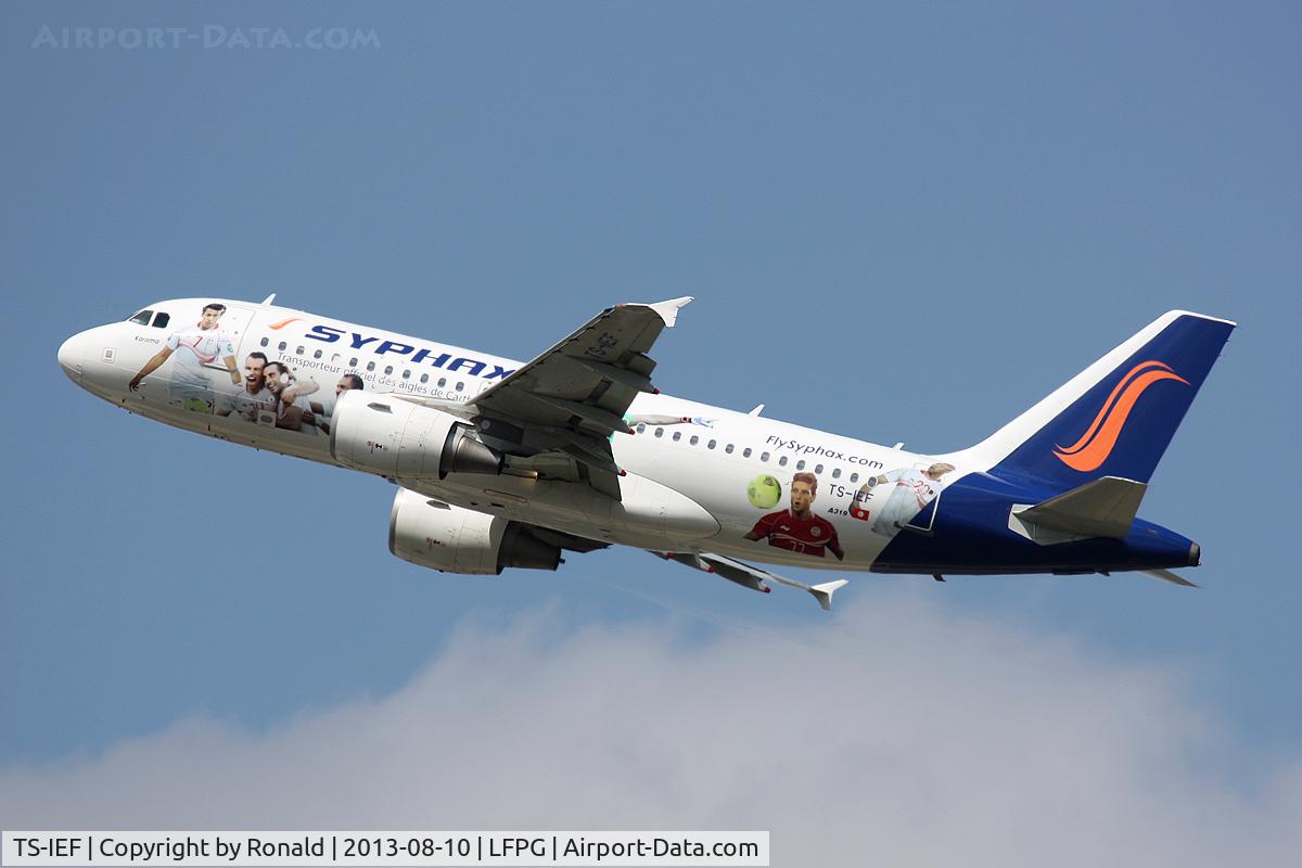 TS-IEF, 2009 Airbus A319-112 C/N 3853, at cdg