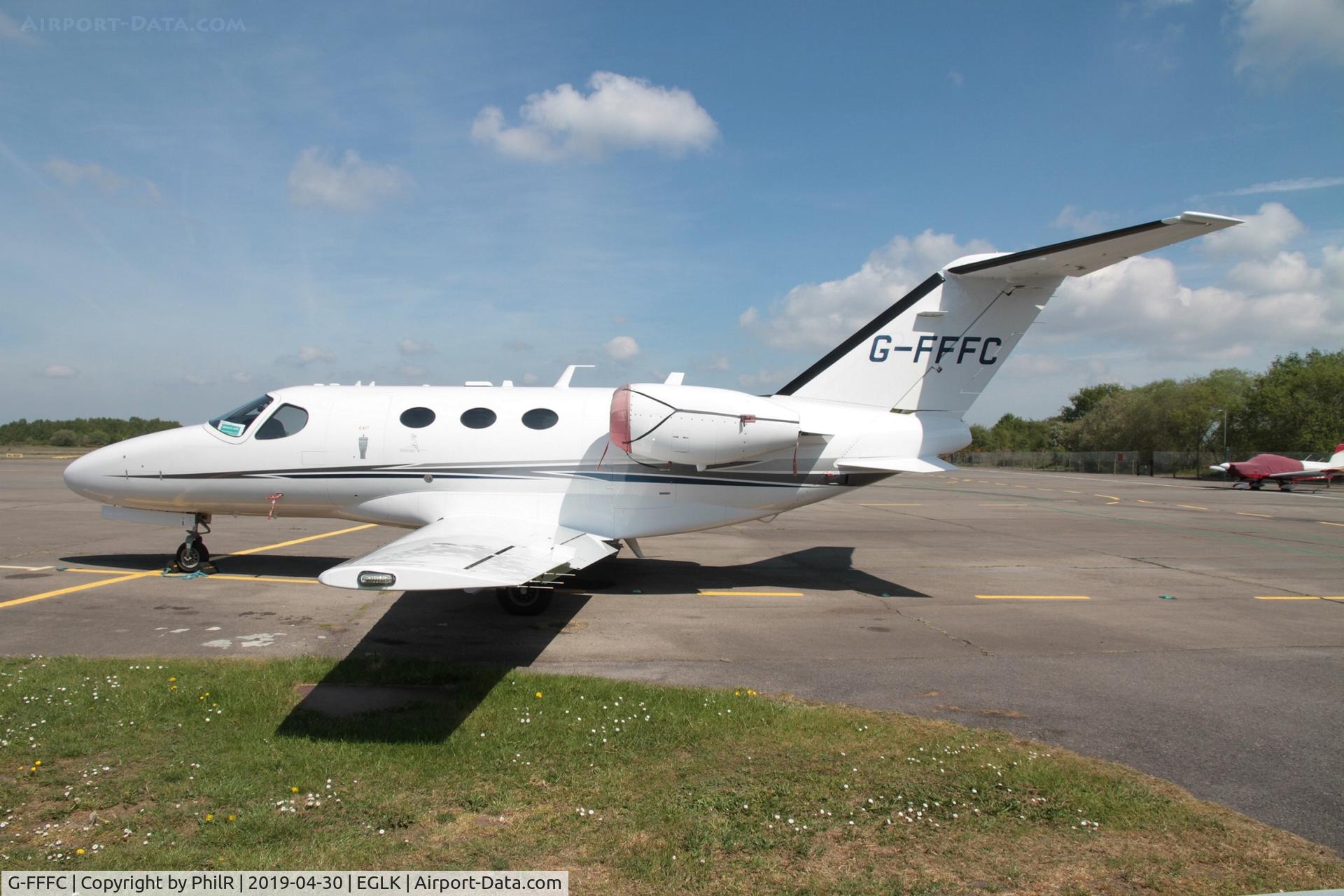 G-FFFC, 2014 Cessna 510 Citation Mustang Citation Mustang C/N 510-0451, Citation Mustand parked at Blackbushe.