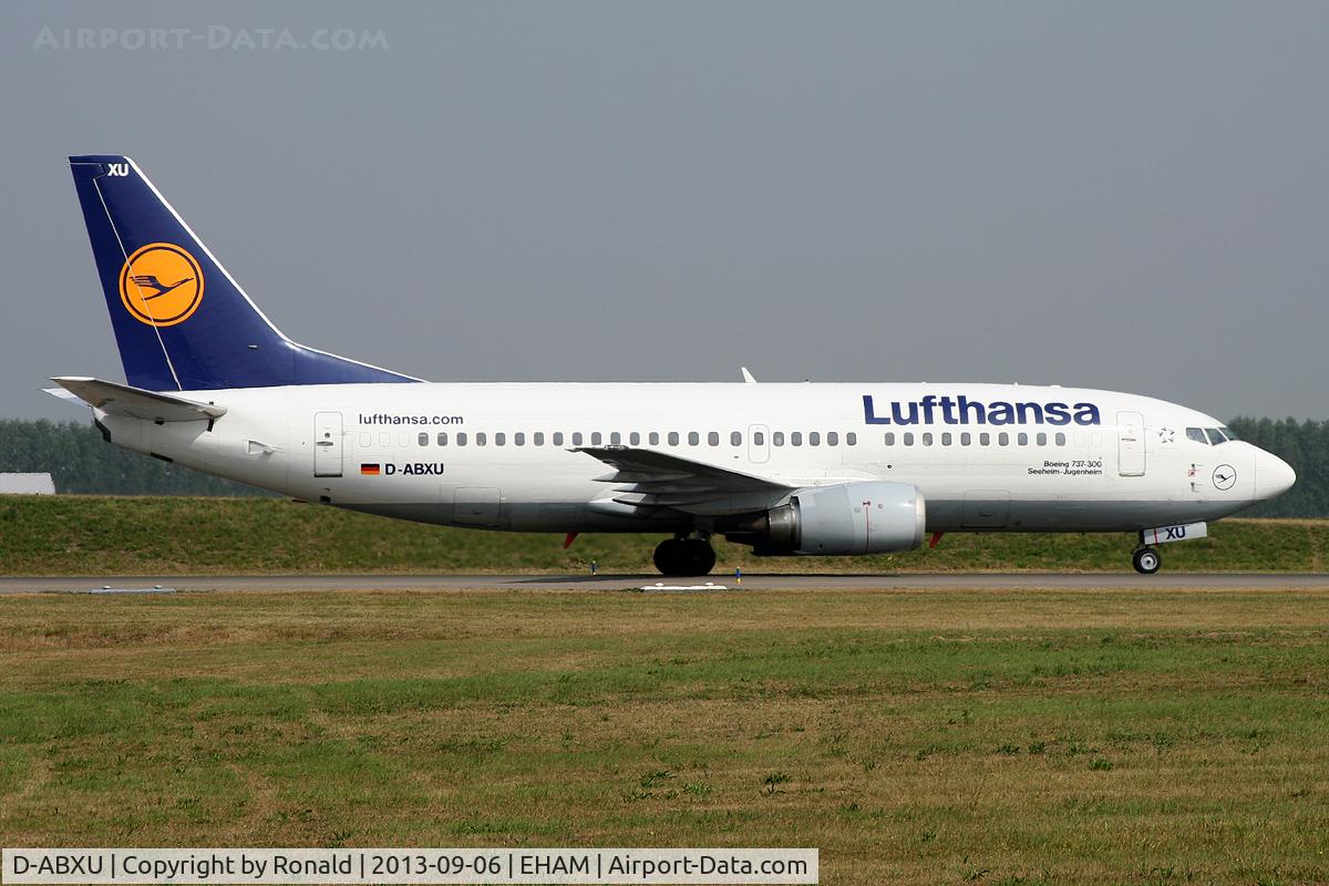 D-ABXU, 1989 Boeing 737-330 C/N 24282, at spl