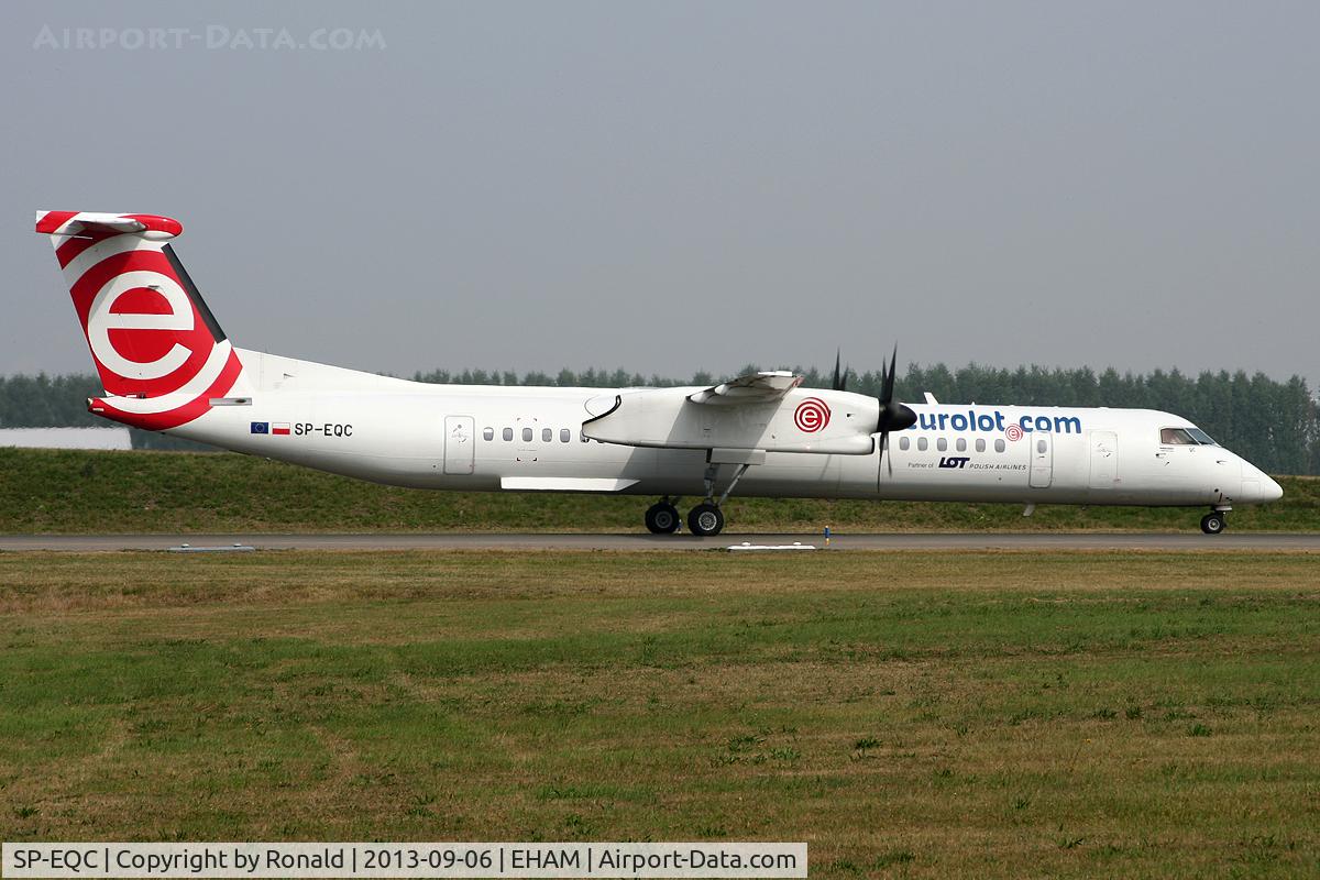 SP-EQC, 2012 De Havilland Canada DHC-8-402Q Dash 8 C/N 4408, at spl