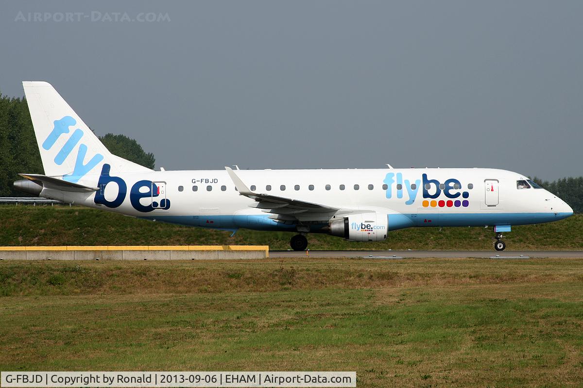 G-FBJD, 2011 Embraer 175STD (ERJ-170-200) C/N 17000329, at spl