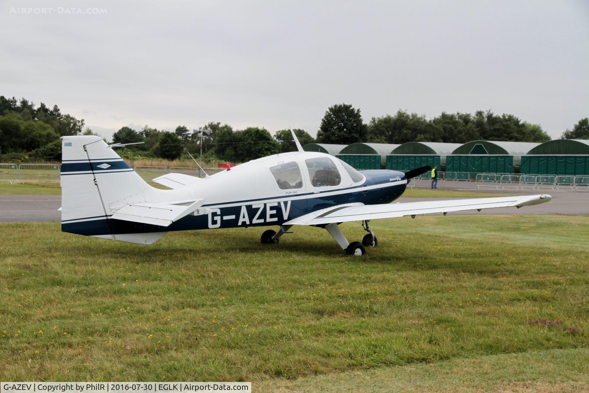 G-AZEV, 1969 Beagle B-121 Pup Series 2 (Pup 150) C/N B121-131, Blackbushe visitor.