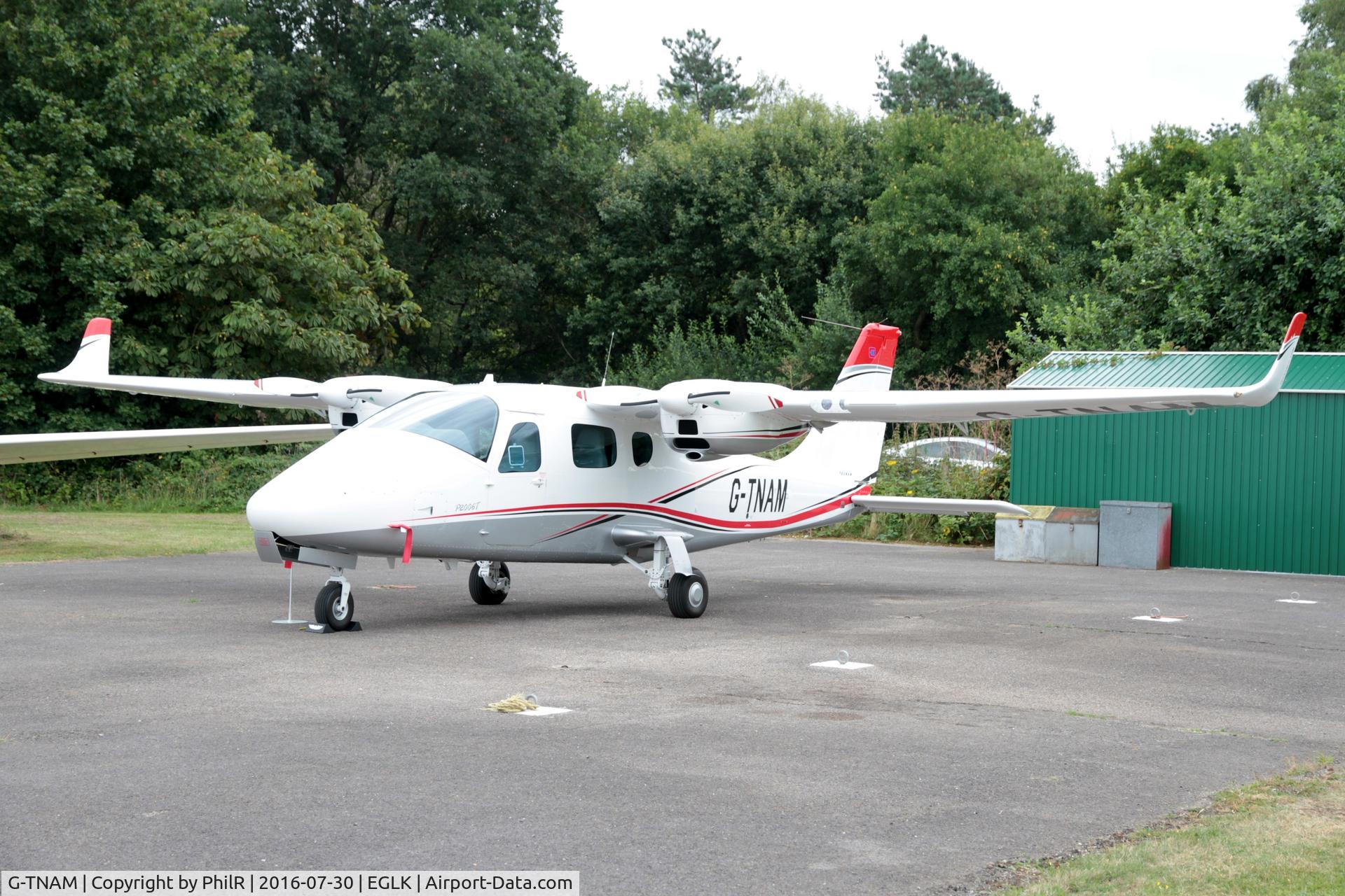 G-TNAM, 2016 Tecnam P-2006T C/N 180, Blackbushe visitor.
