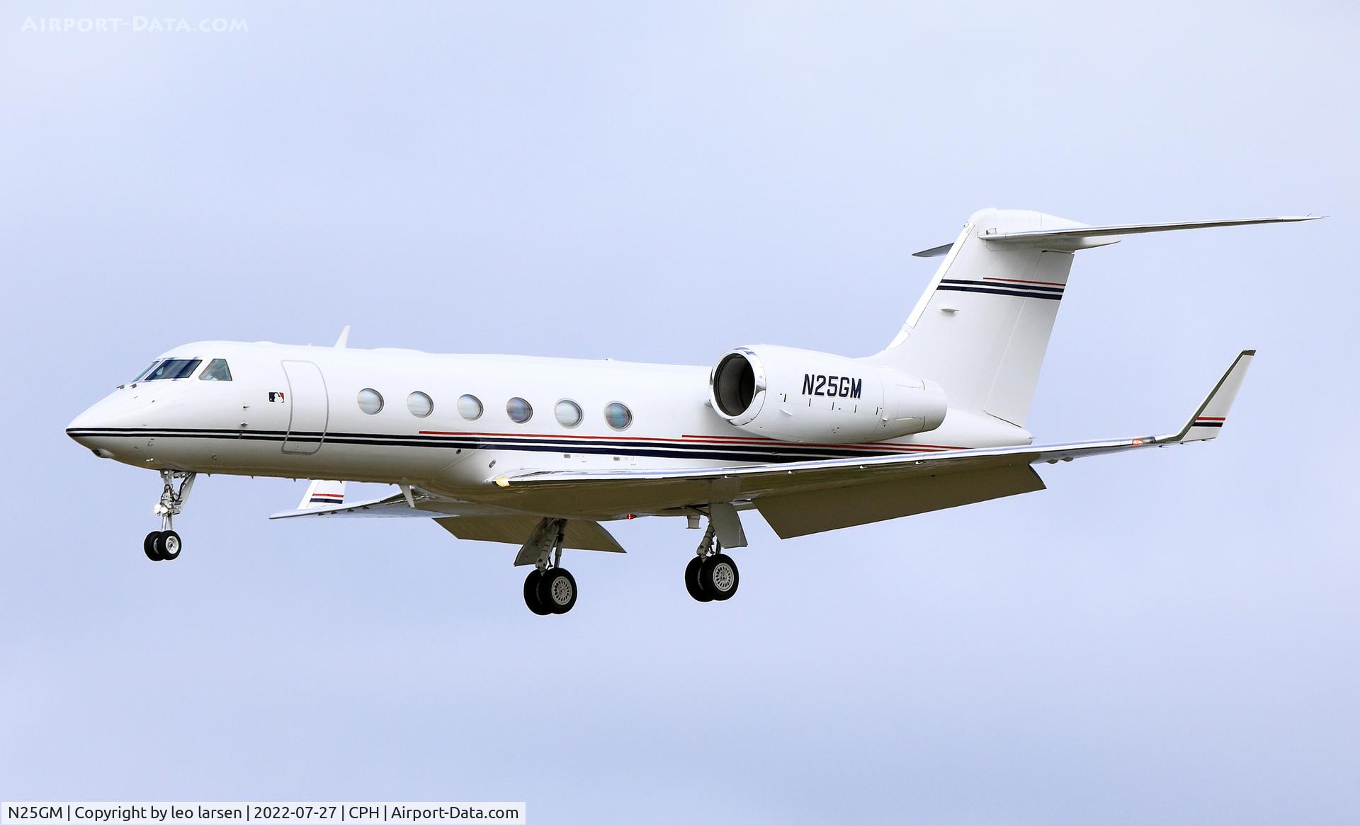 N25GM, 2008 Gulfstream Aerospace GIV-X (G450) C/N 4145, Copenhagen 27.7.2022