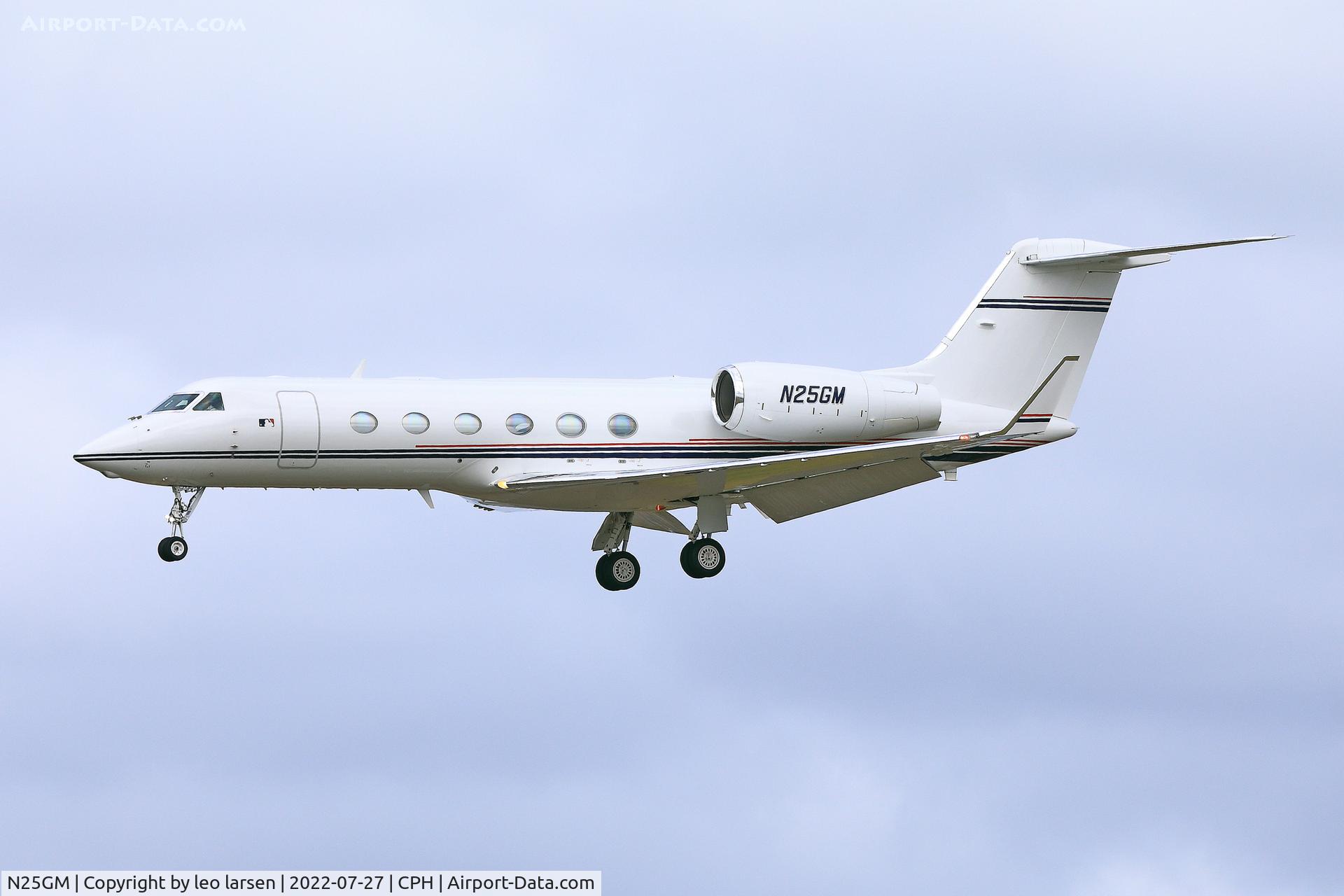 N25GM, 2008 Gulfstream Aerospace GIV-X (G450) C/N 4145, Copenhagen 27.7.2022