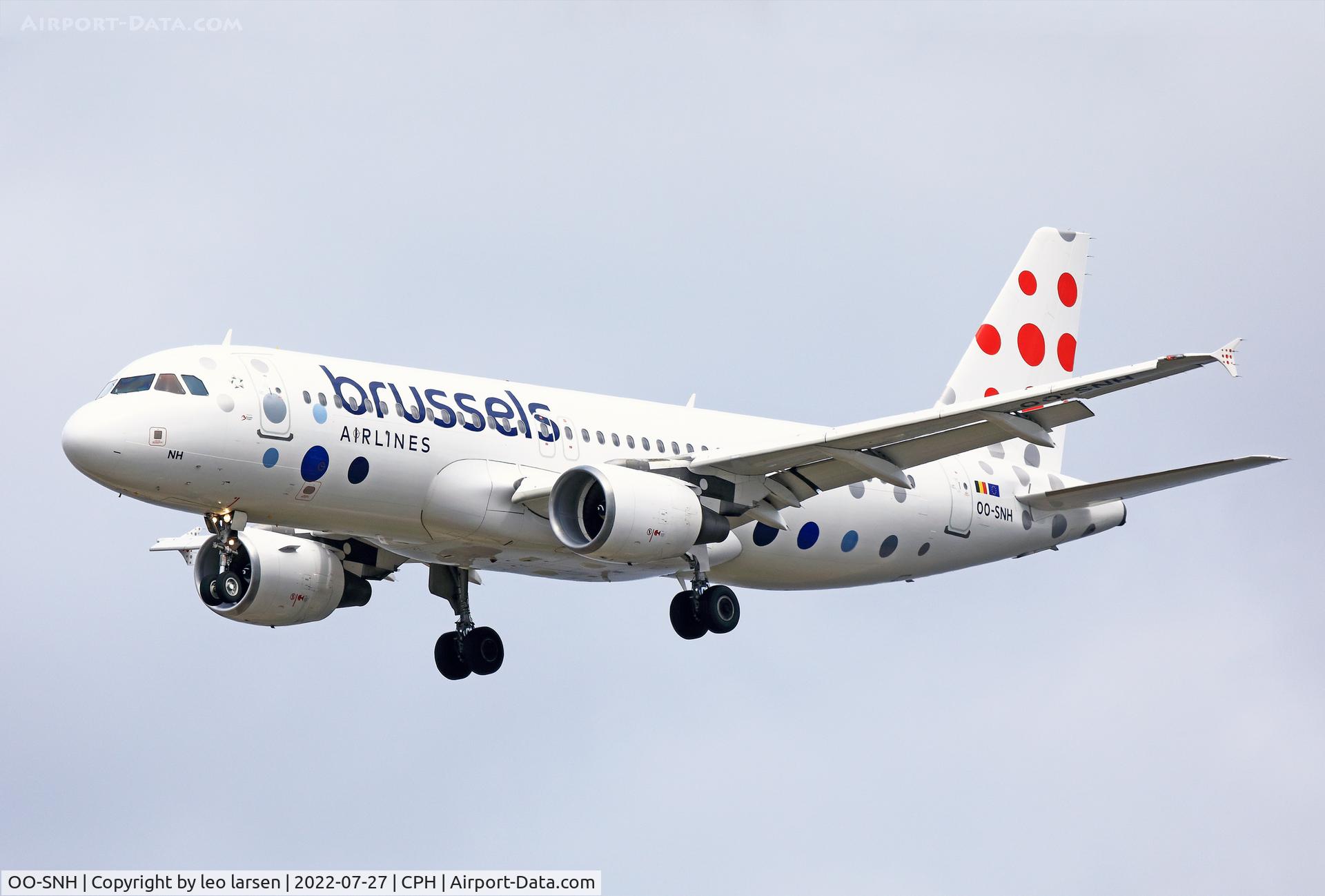 OO-SNH, 2004 Airbus A320-214 C/N 2207, Copenhagen 27.7.2022