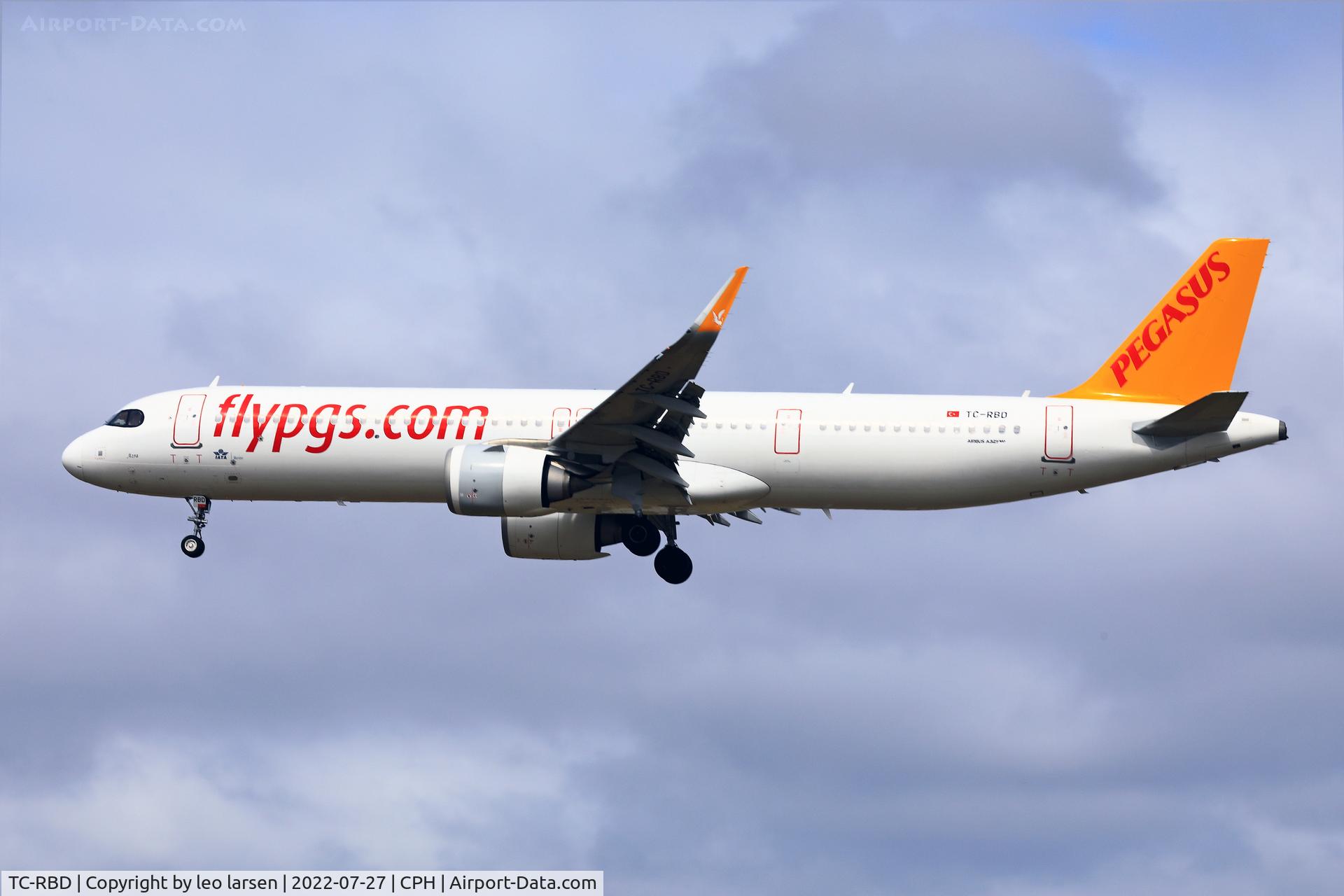 TC-RBD, 2020 Airbus A321-251NX C/N 9349, Copenhagen 27.7.2022