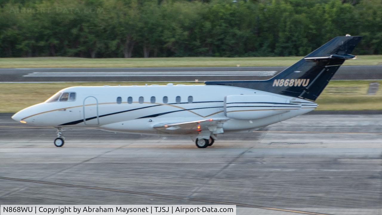 N868WU, 1992 British Aerospace BAe 125-1000B C/N 259017, New on data base