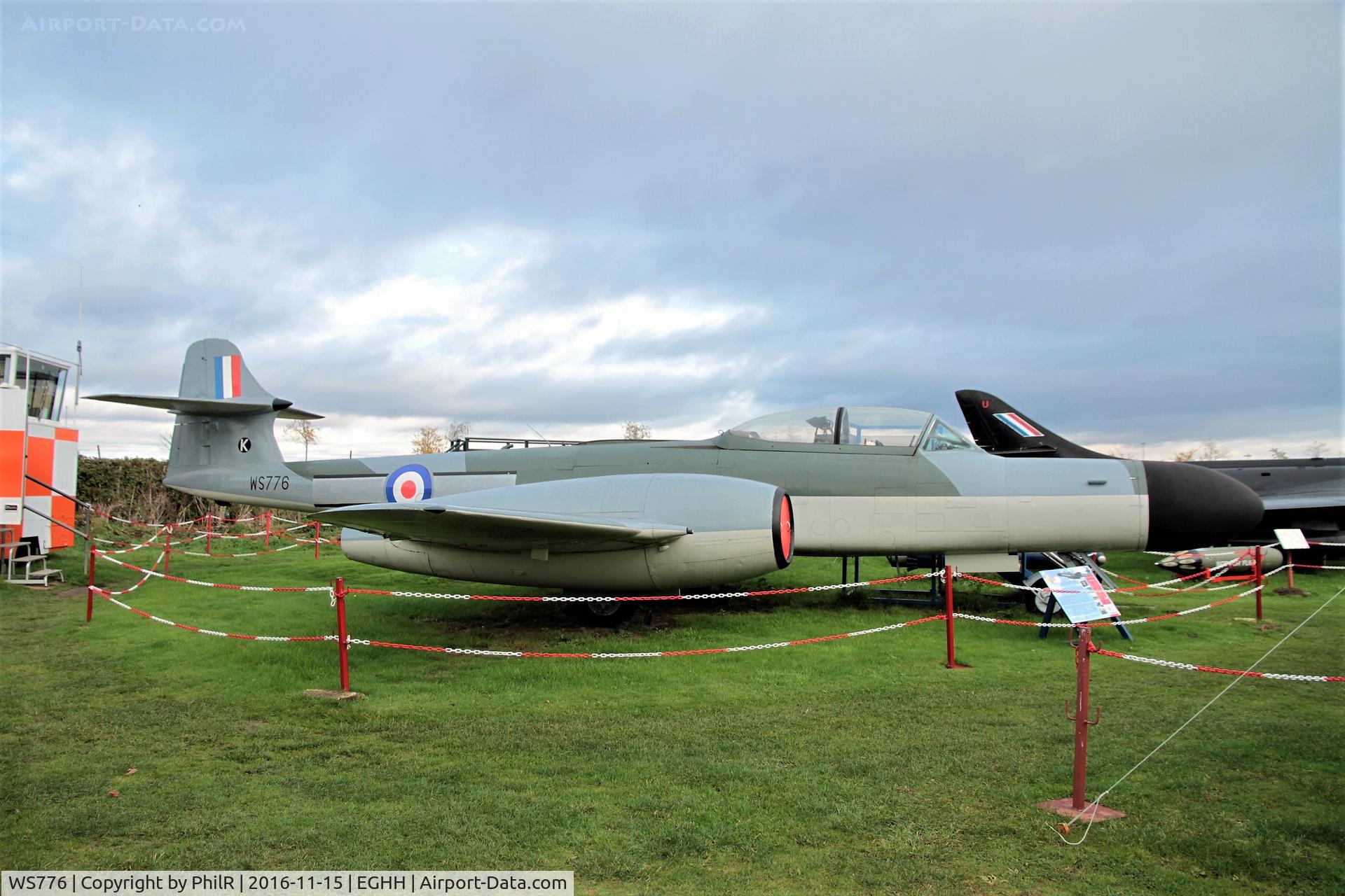 WS776, 1954 Gloster Meteor NF.14 C/N Not found WS776, Exhibited at the Bournemouth Aviation Museum