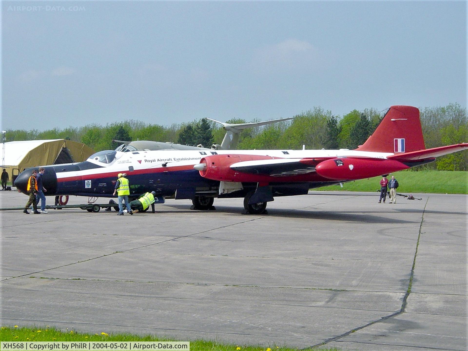 XH568, English Electric Canberra B.6 C/N EEP71105, On display at the May 2004 Bruntingthorpe Open Day, alas no more.