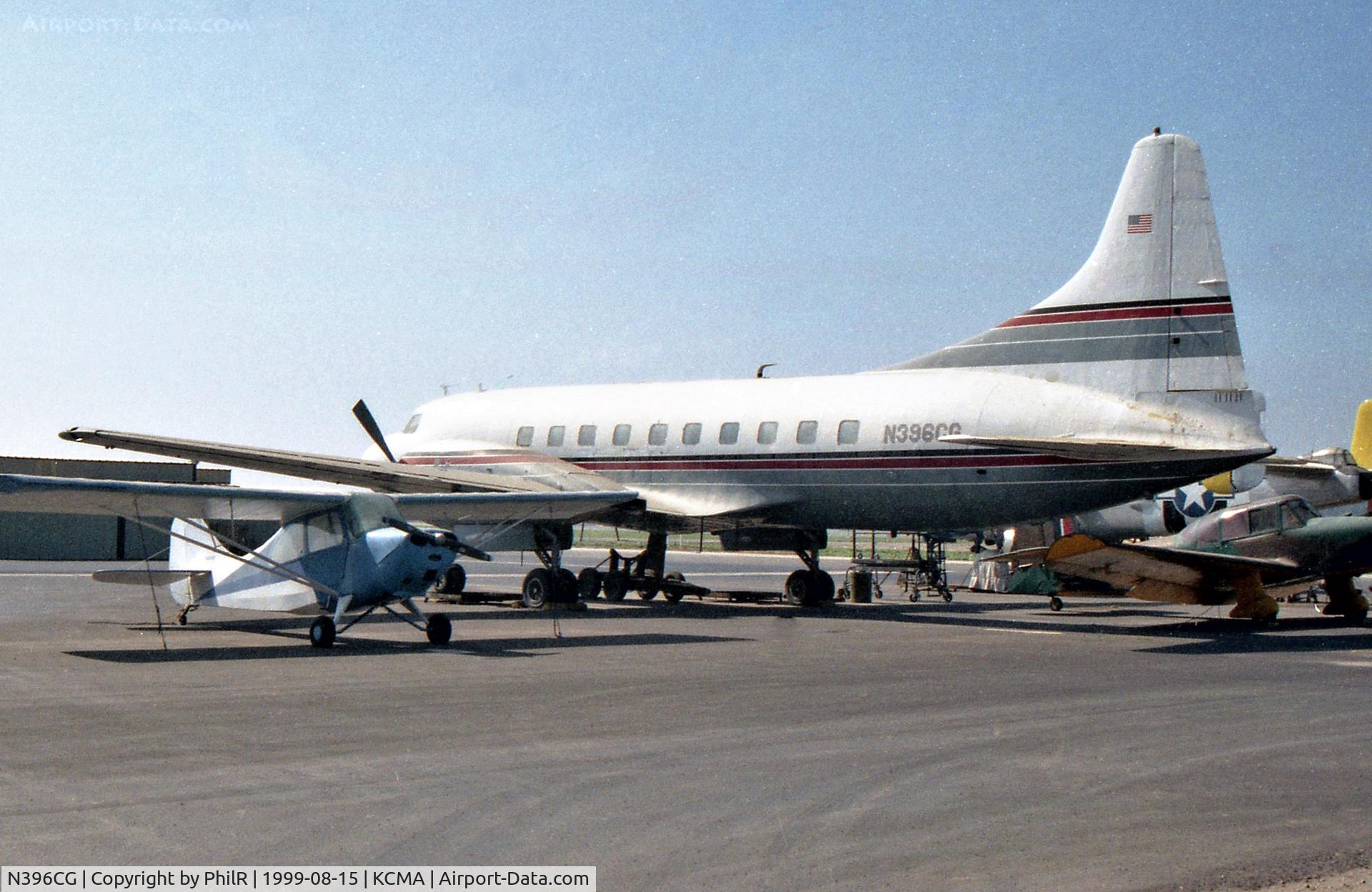 N396CG, 1948 Convair 240-5 C/N 93, American Aeronautical Foundation Convair 240 at Camarillo CA 15.08.99