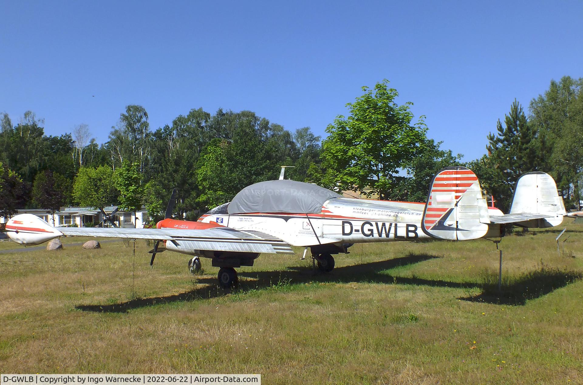 D-GWLB, Let L-200A Morava C/N 170320, Let L-200A Morava at the Flugplatzmuseum Cottbus (Cottbus aviation museum)