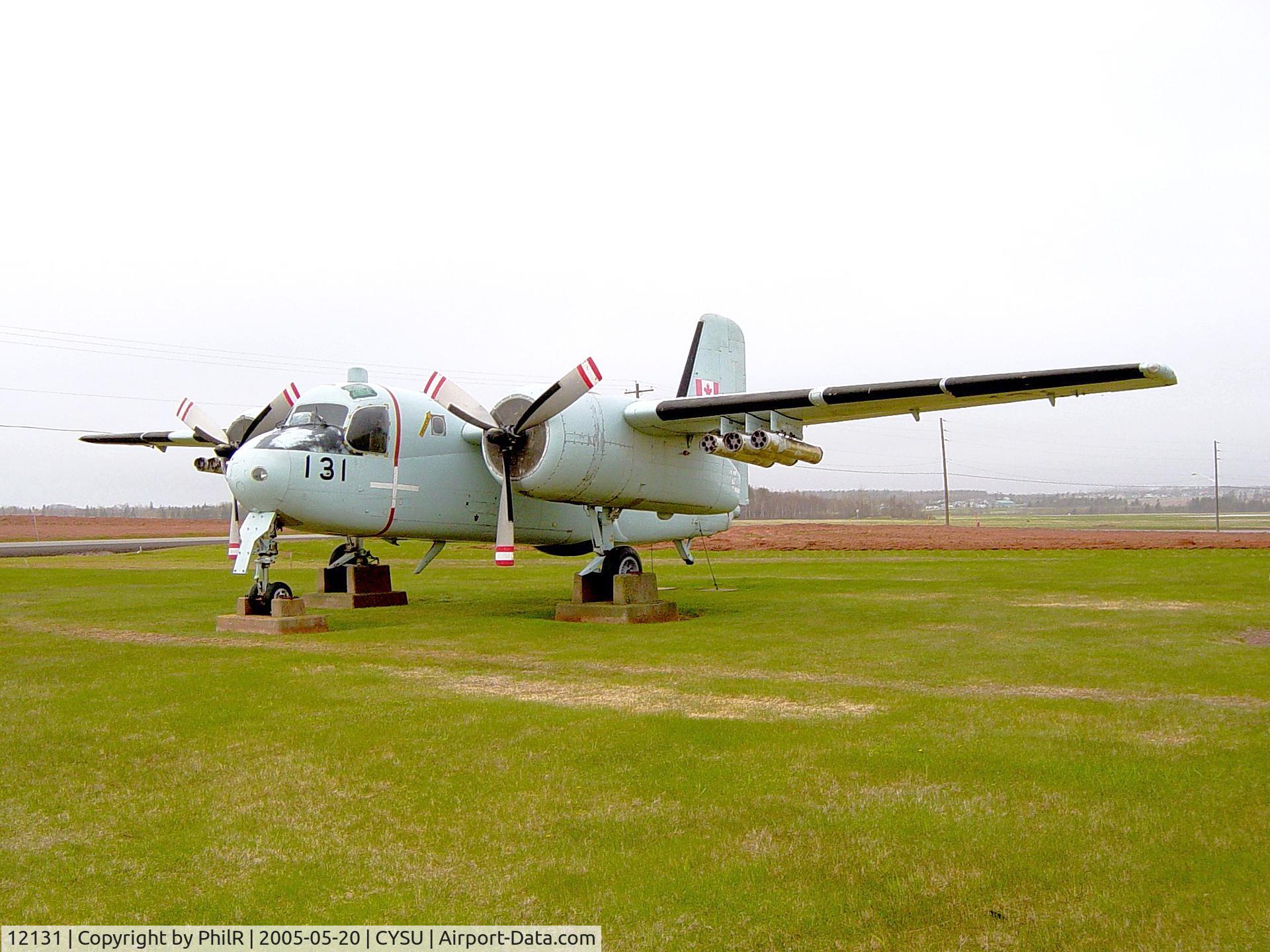 12131, De Havilland Canada CP-121 Tracker C/N DHC30, RCAF Canadair CP121 Tracker 121131 displayed at CFB Summerside Prince Edward Island