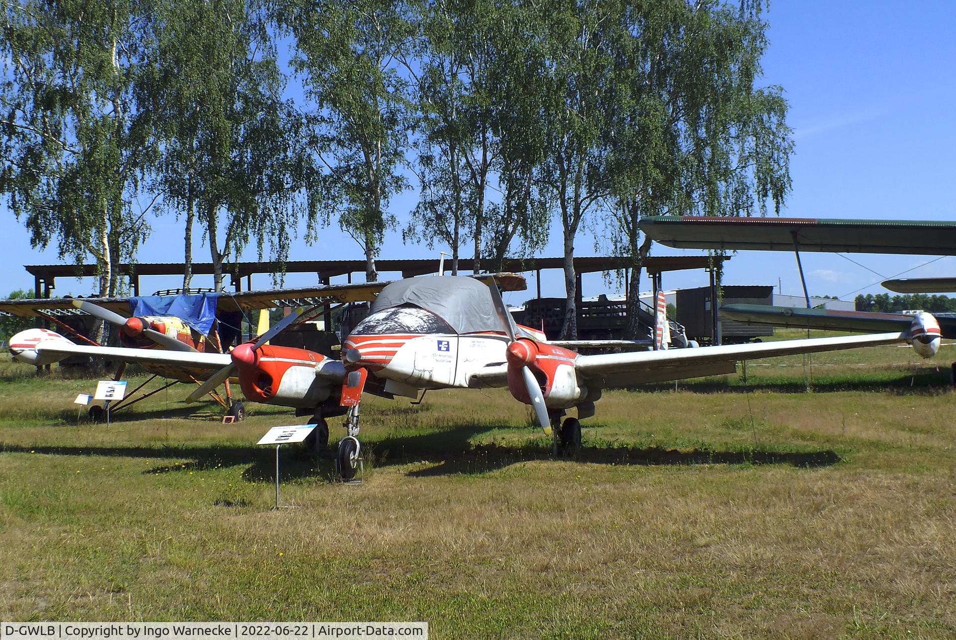 D-GWLB, Let L-200A Morava C/N 170320, Let L-200A Morava at the Flugplatzmuseum Cottbus (Cottbus aviation museum)