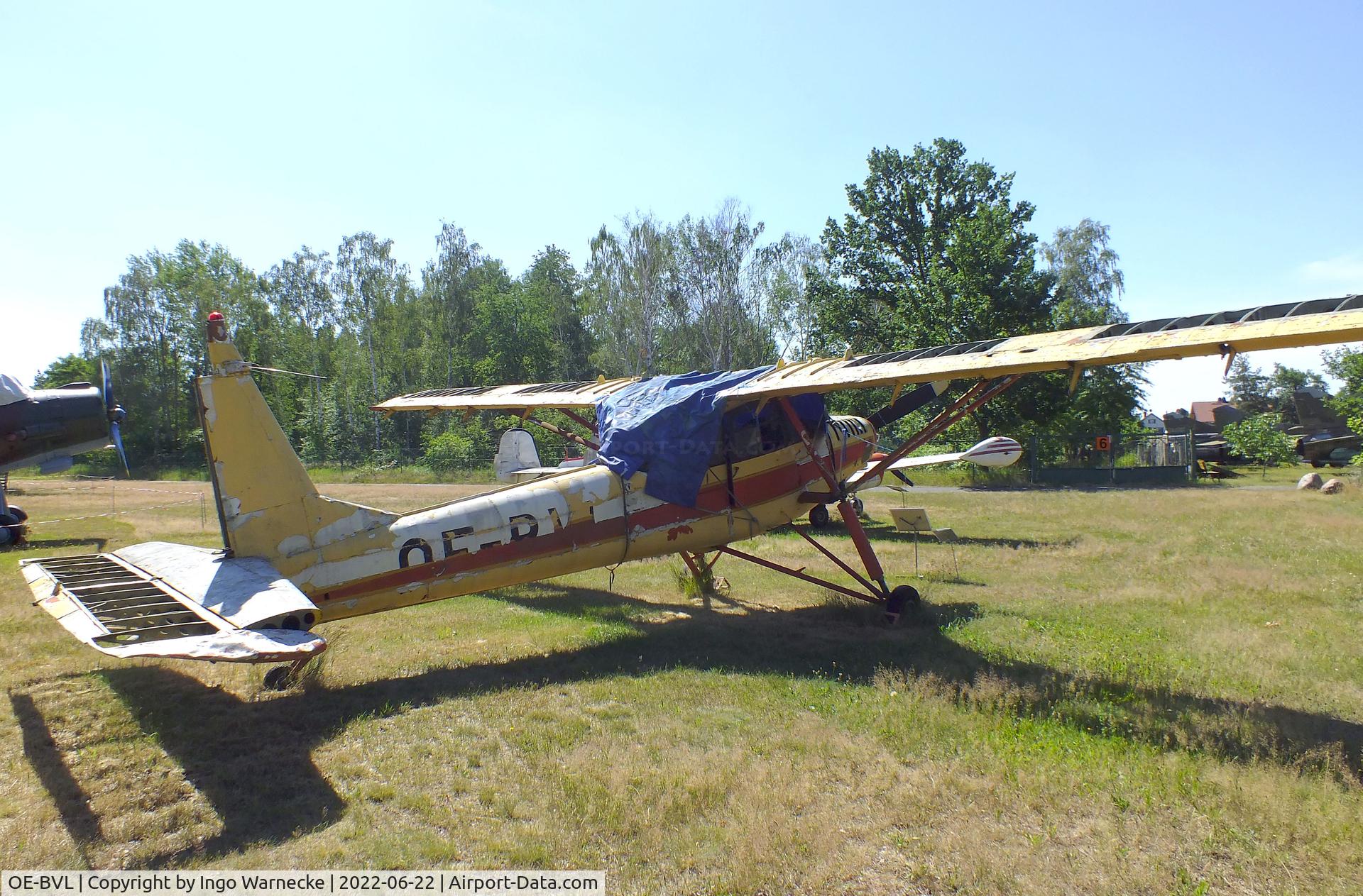 OE-BVL, 1956 Aero L-60 Brigadyr C/N 150401, Aero L-60 Brigadyr (awaiting restoration, minus rudder and wingbox outer skin) at the Flugplatzmuseum Cottbus (Cottbus aviation museum)
