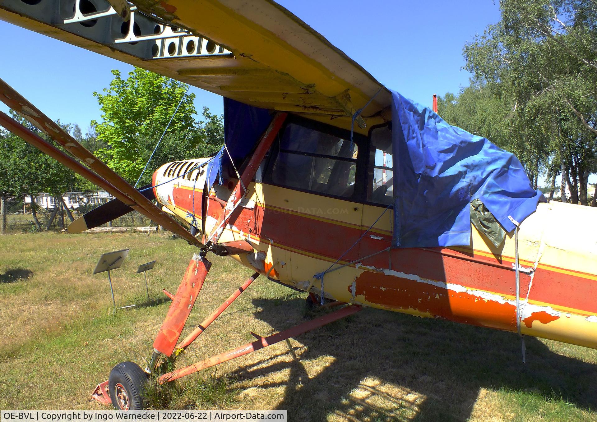 OE-BVL, 1956 Aero L-60 Brigadyr C/N 150401, Aero L-60 Brigadyr (awaiting restoration, minus rudder and wingbox outer skin) at the Flugplatzmuseum Cottbus (Cottbus aviation museum)