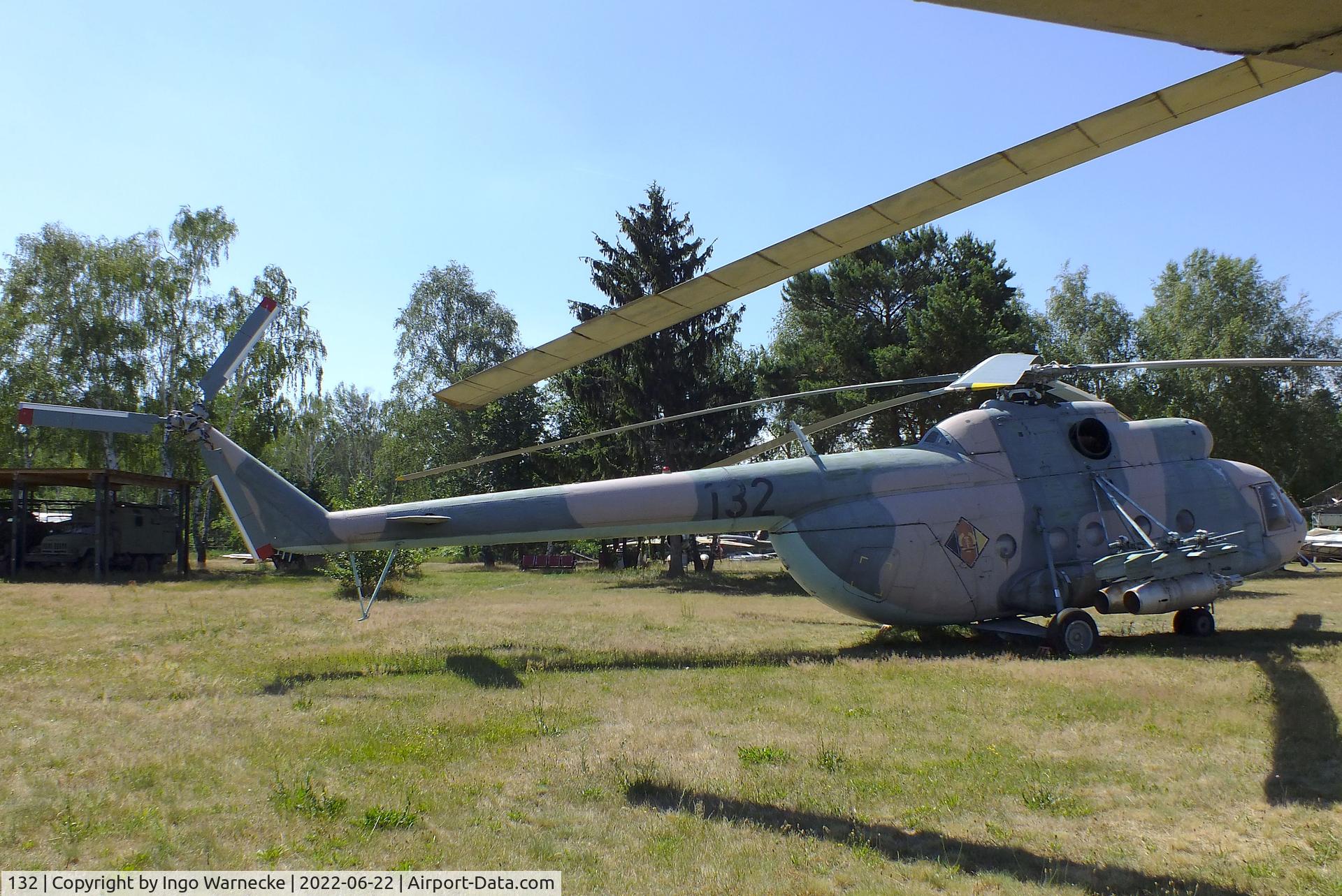 132, 1976 Mil Mi-8TB Hip C/N 10560, Mil Mi-8TB HIP at the Flugplatzmuseum Cottbus (Cottbus aviation museum)
