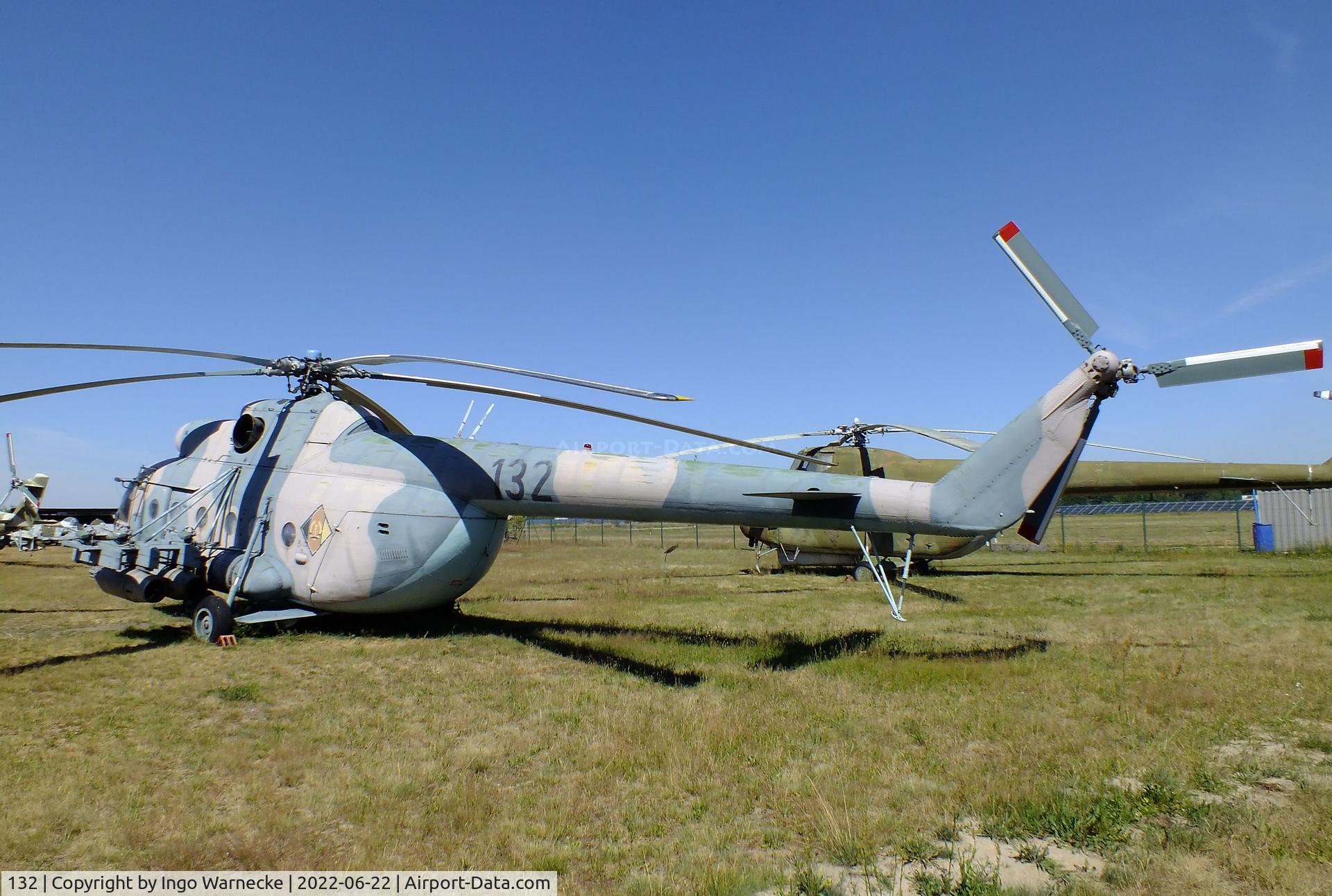 132, 1976 Mil Mi-8TB Hip C/N 10560, Mil Mi-8TB HIP at the Flugplatzmuseum Cottbus (Cottbus aviation museum)