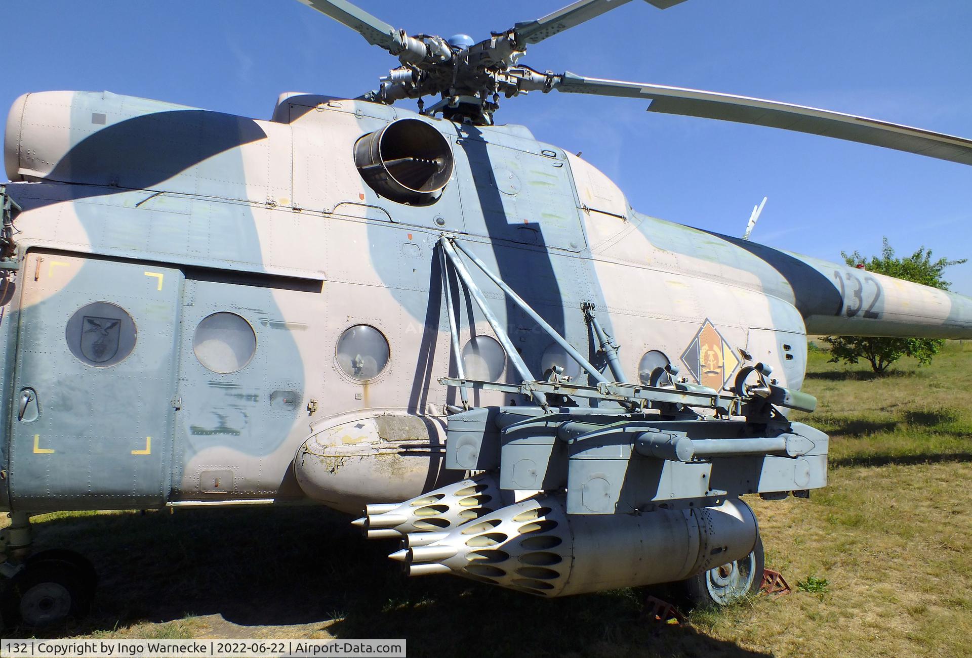 132, 1976 Mil Mi-8TB Hip C/N 10560, Mil Mi-8TB HIP at the Flugplatzmuseum Cottbus (Cottbus aviation museum)
