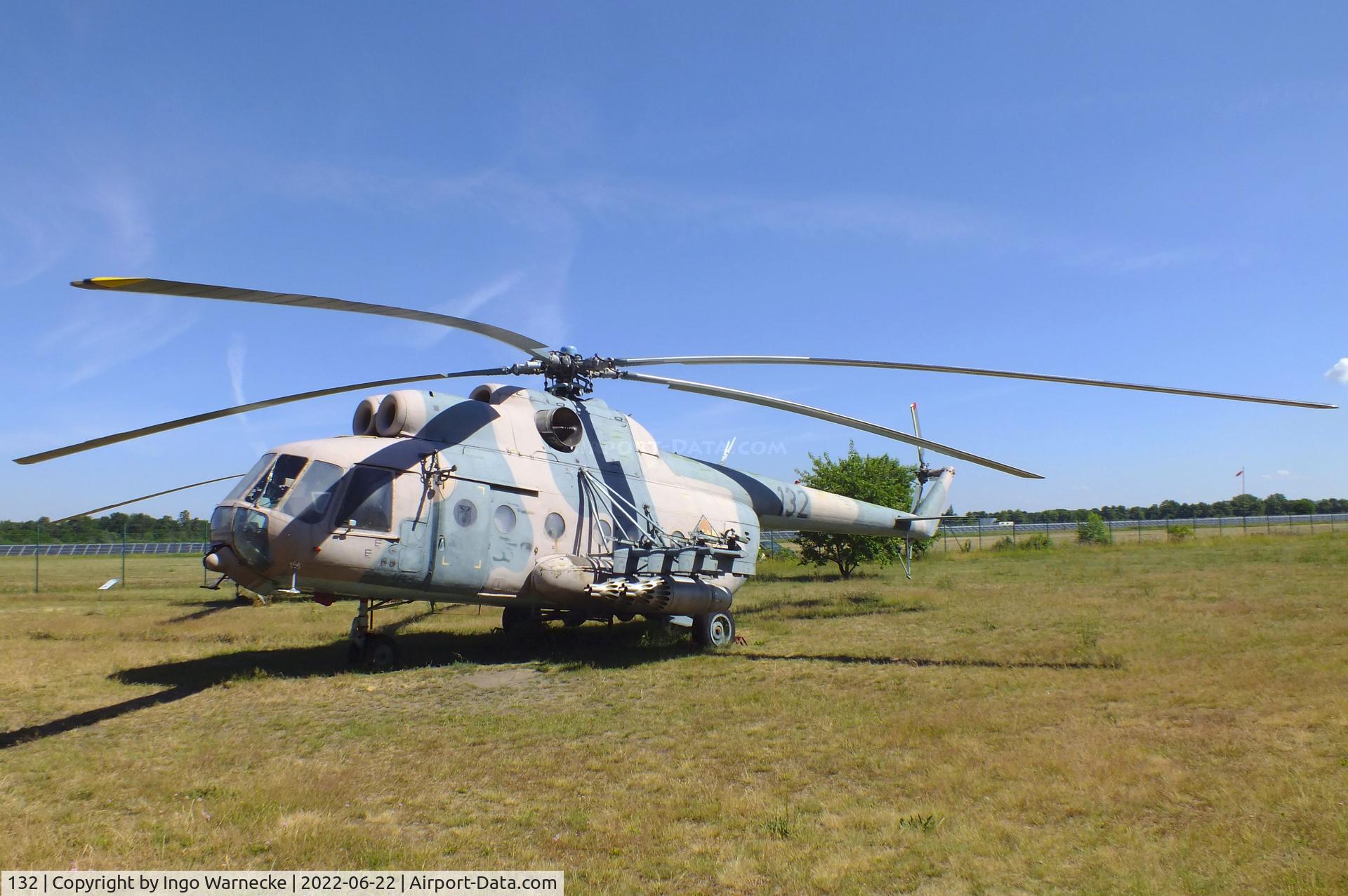 132, 1976 Mil Mi-8TB Hip C/N 10560, Mil Mi-8TB HIP at the Flugplatzmuseum Cottbus (Cottbus aviation museum)