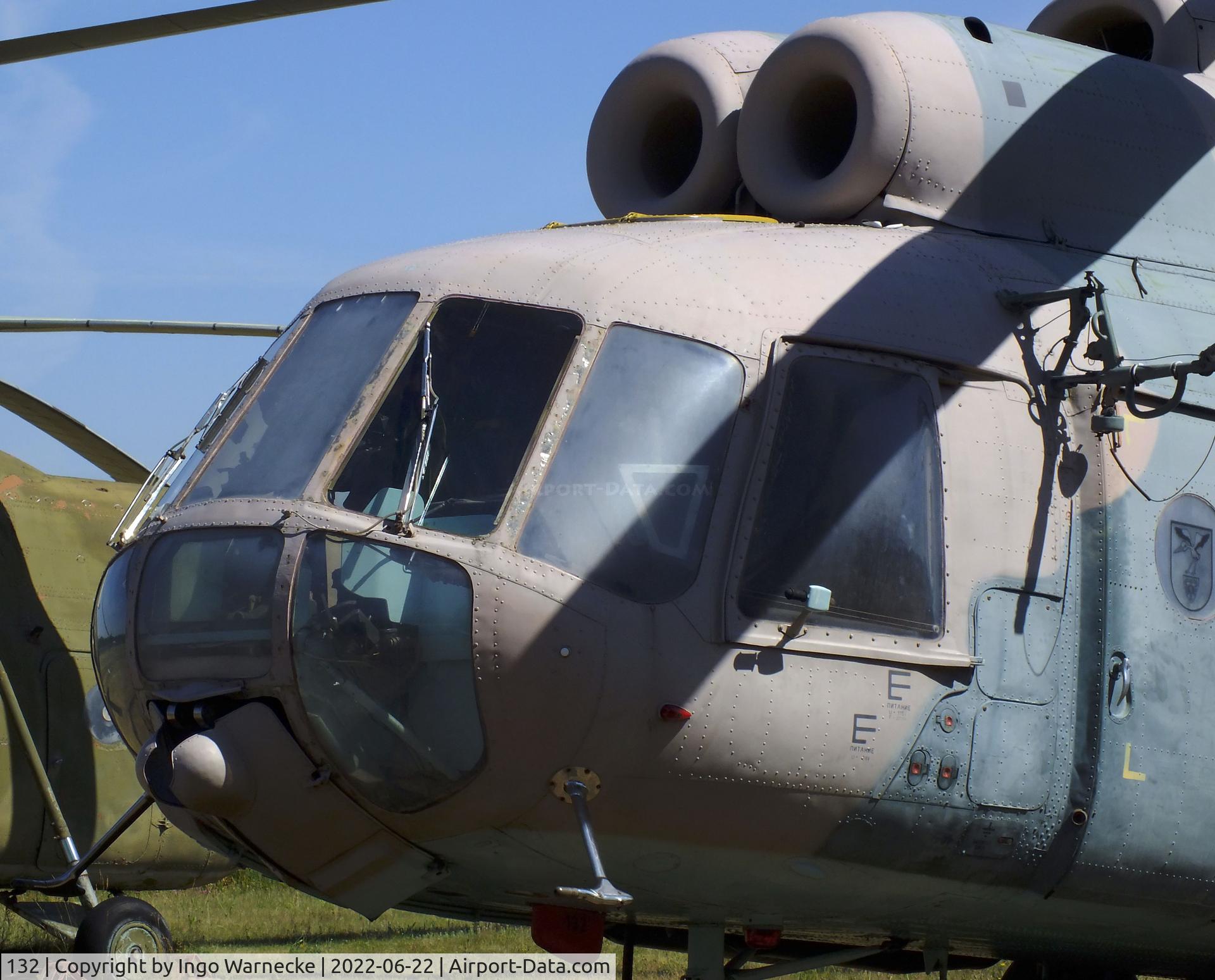 132, 1976 Mil Mi-8TB Hip C/N 10560, Mil Mi-8TB HIP at the Flugplatzmuseum Cottbus (Cottbus airfield museum)