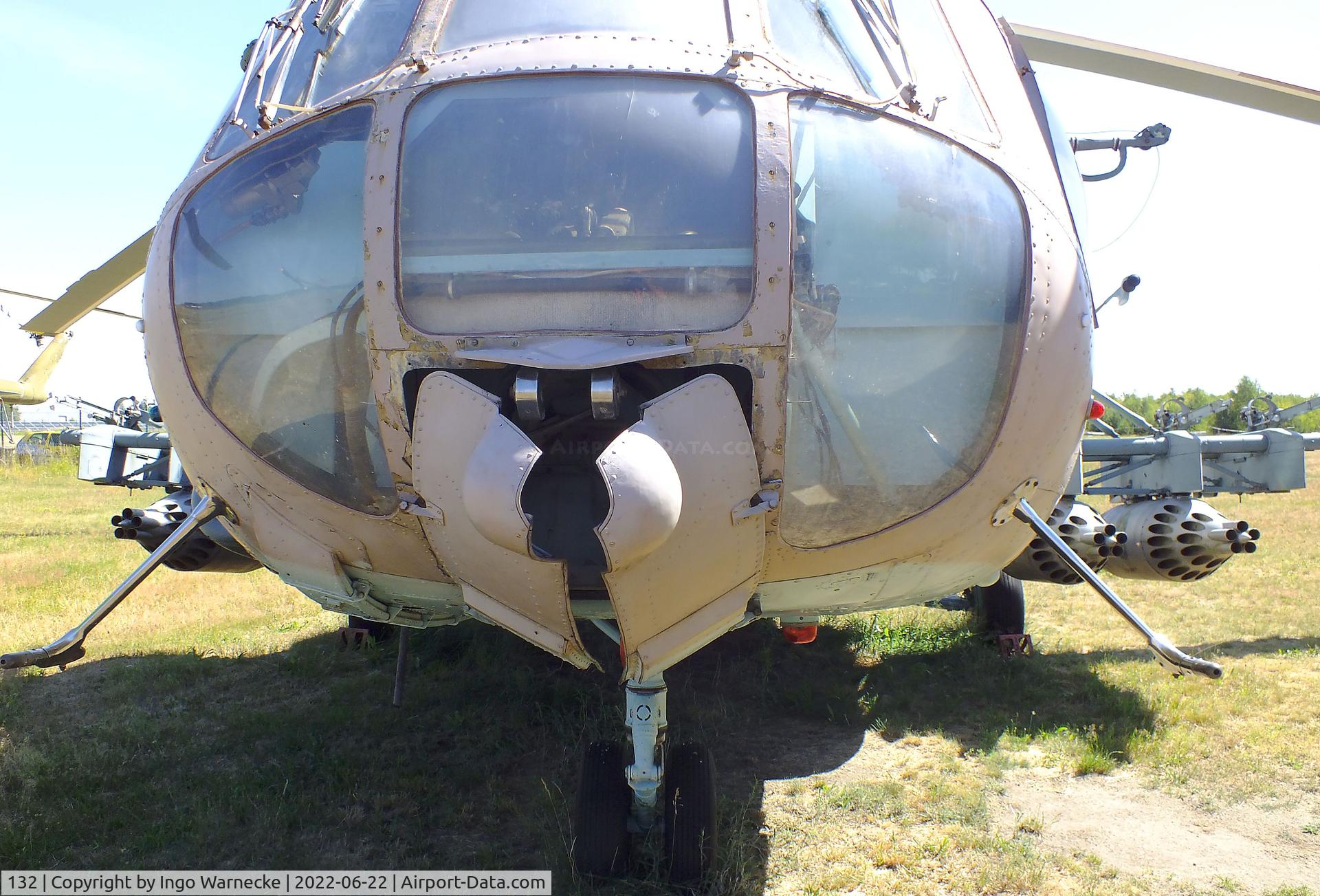 132, 1976 Mil Mi-8TB Hip C/N 10560, Mil Mi-8TB HIP at the Flugplatzmuseum Cottbus (Cottbus airfield museum)