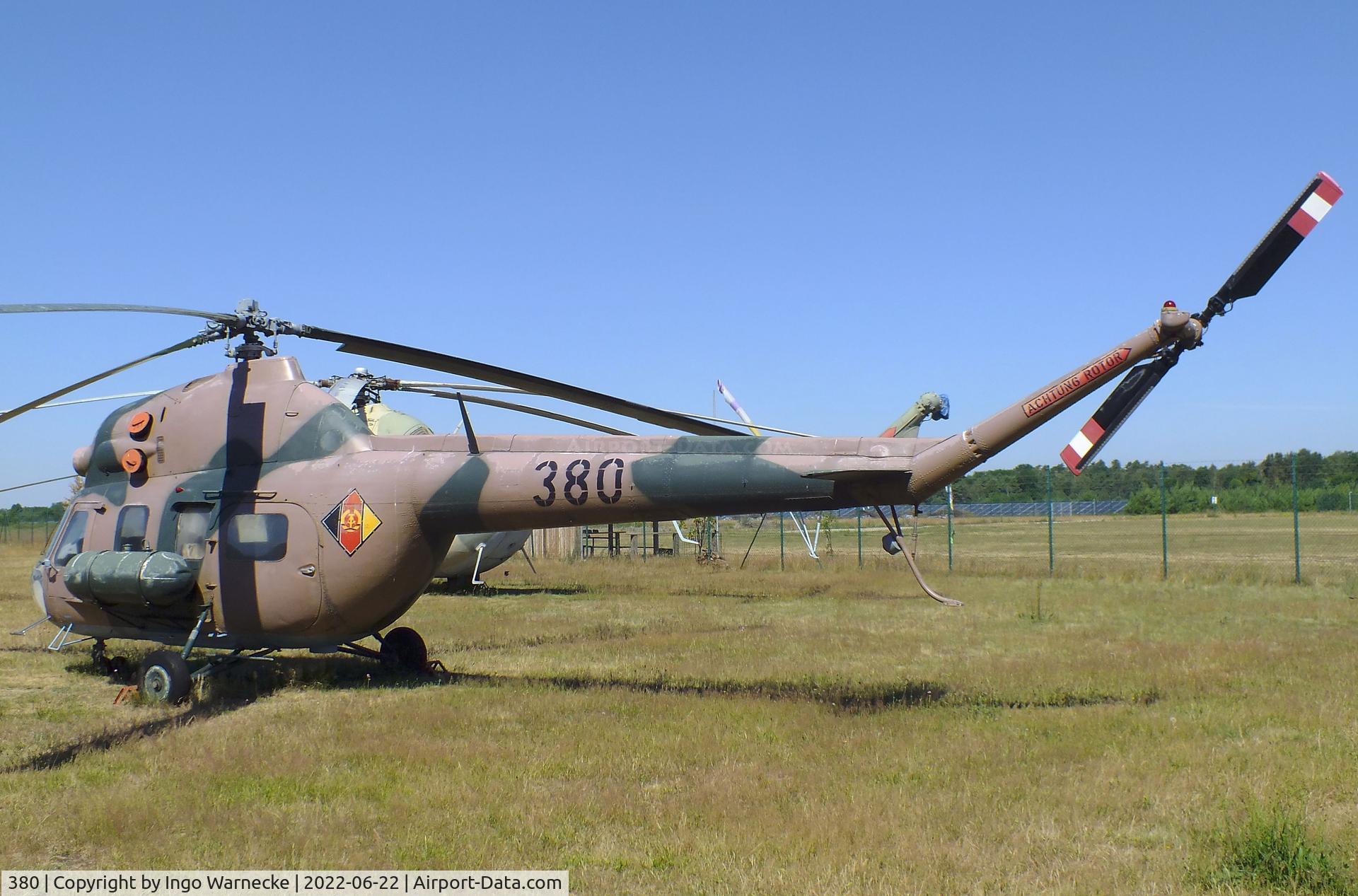 380, 1972 WSK-Swidnik Mi-2 Hoplite C/N 562249032, Mil (PZL-Swidnik) Mi-2 HOPLITE at the Flugplatzmuseum Cottbus (Cottbus airfield museum)