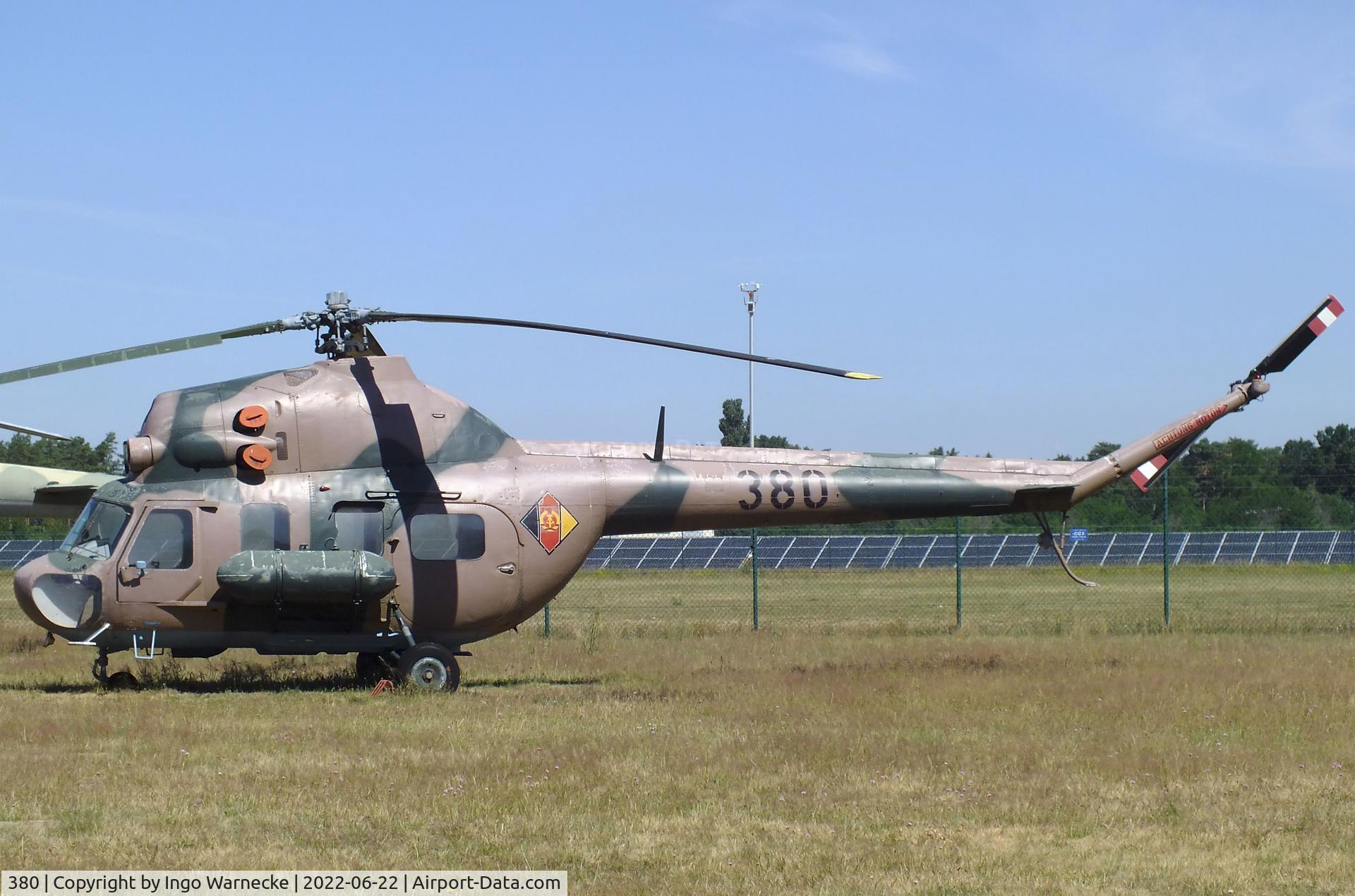 380, 1972 WSK-Swidnik Mi-2 Hoplite C/N 562249032, Mil (PZL-Swidnik) Mi-2 HOPLITE at the Flugplatzmuseum Cottbus (Cottbus airfield museum)