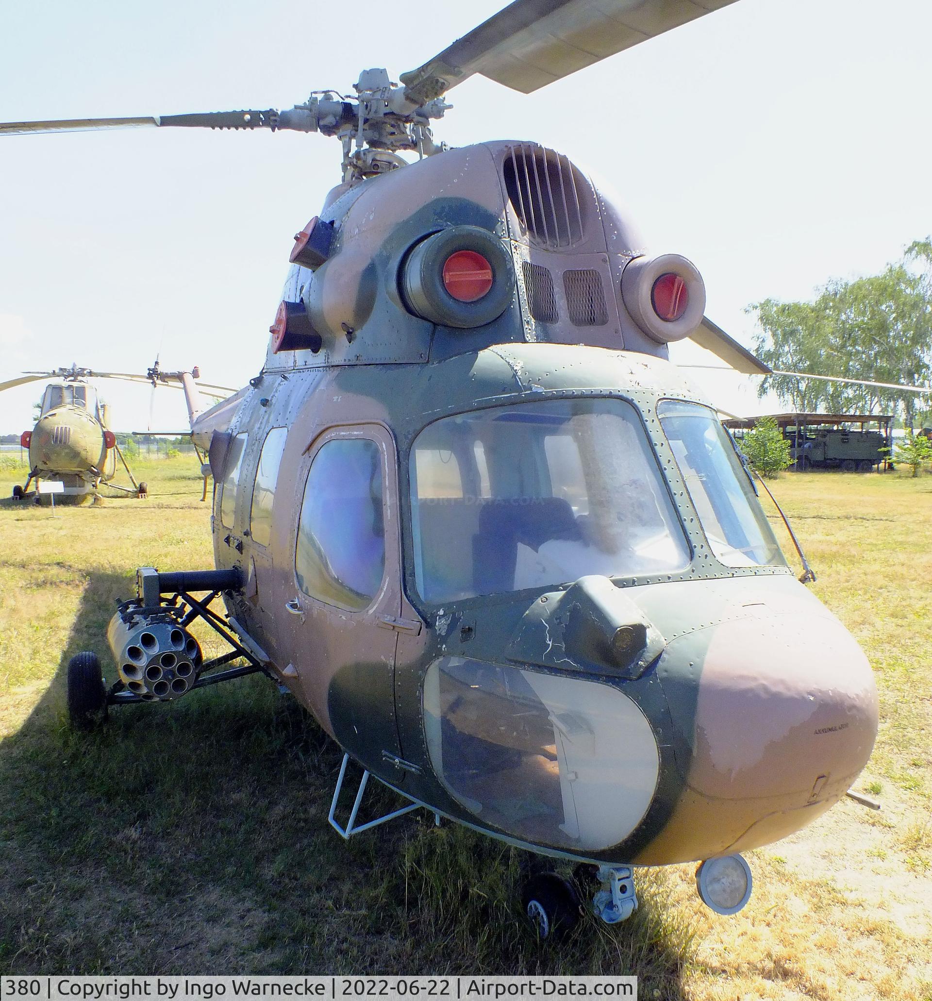 380, 1972 WSK-Swidnik Mi-2 Hoplite C/N 562249032, Mil (PZL-Swidnik) Mi-2 HOPLITE at the Flugplatzmuseum Cottbus (Cottbus airfield museum)