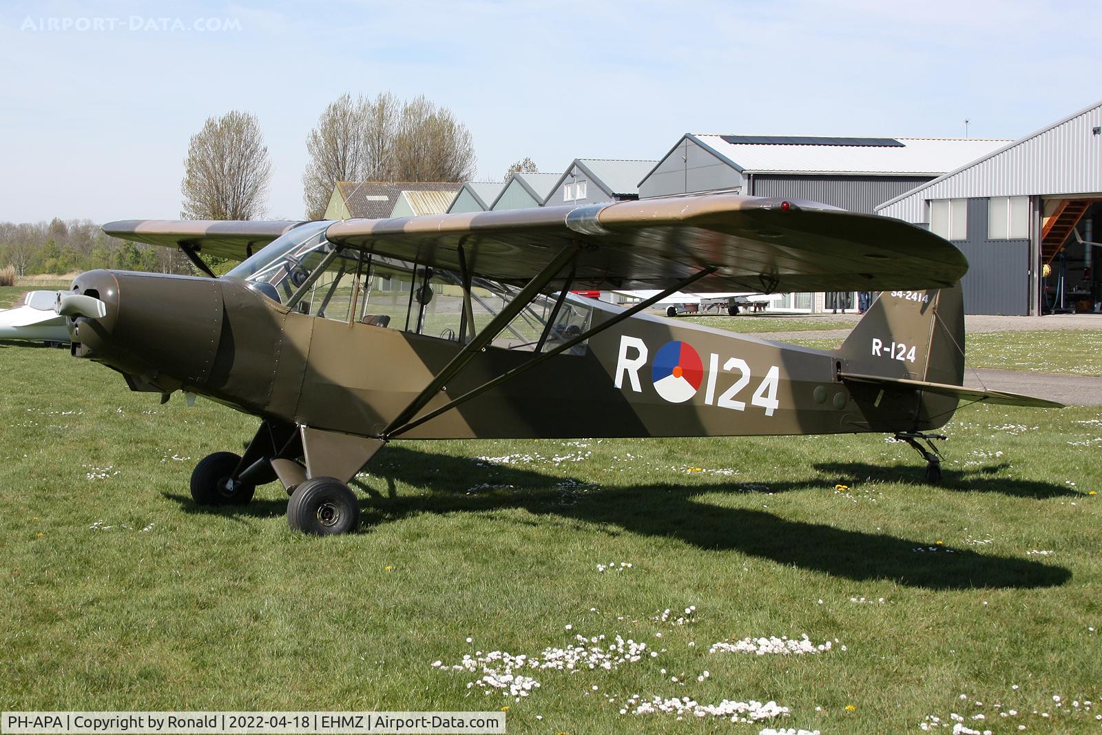PH-APA, 1954 Piper L-21B Super Cub (PA-18-135) C/N 18-3814, at ehmz