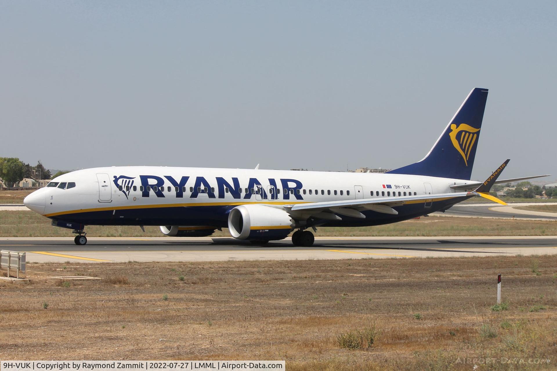 9H-VUK, 2021 Boeing 737-8-200 MAX C/N 62321, B737-8 MAX 9H-VUK Malta Air