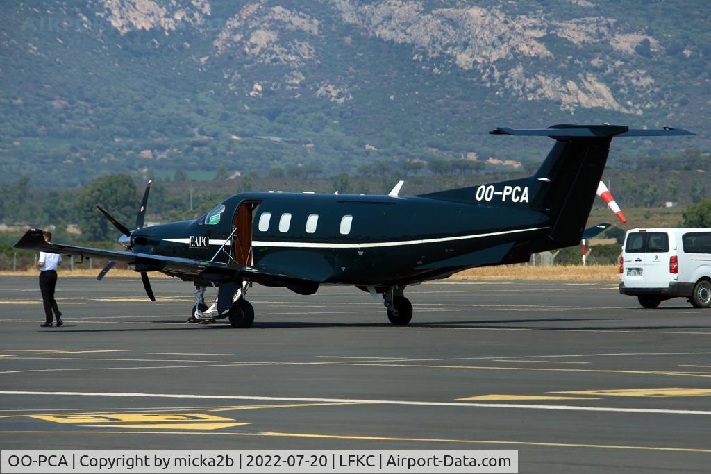 OO-PCA, 2021 Pilatus PC-12/47E C/N 2082, Parked