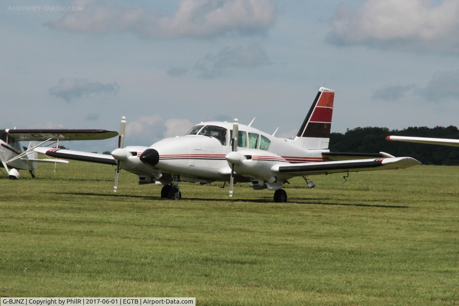 G-BJNZ, 1979 Piper PA-23-250 Aztec C/N 27-7954099, G-BJNZ 1979 Piper Pa-23 Aztec at Air Expo, Booker