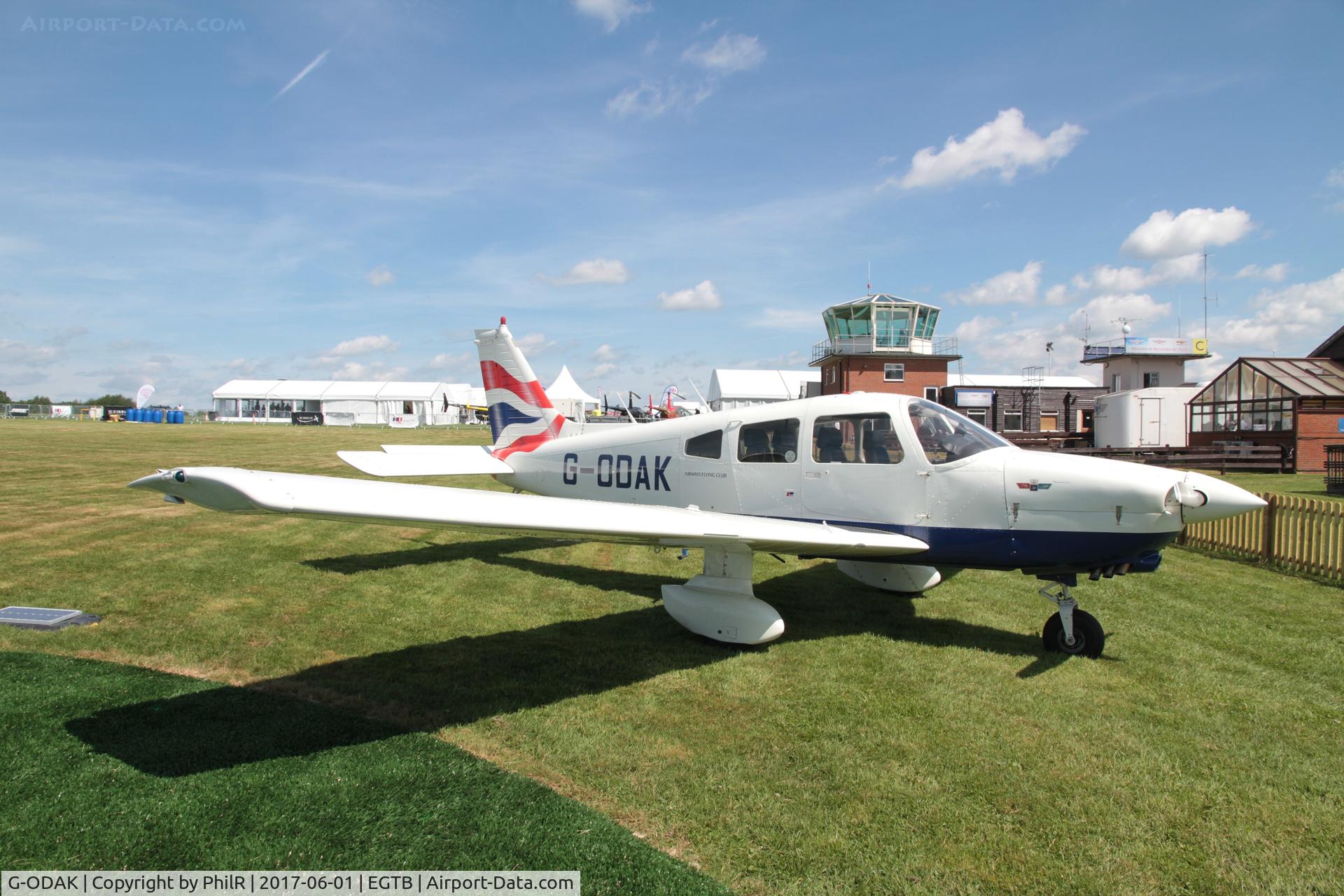 G-ODAK, 1979 Piper PA-28-236 Dakota C/N 28-7911162, 1979 Piper Pa-28 Cherokee Warrior at Air Expo, Booker
