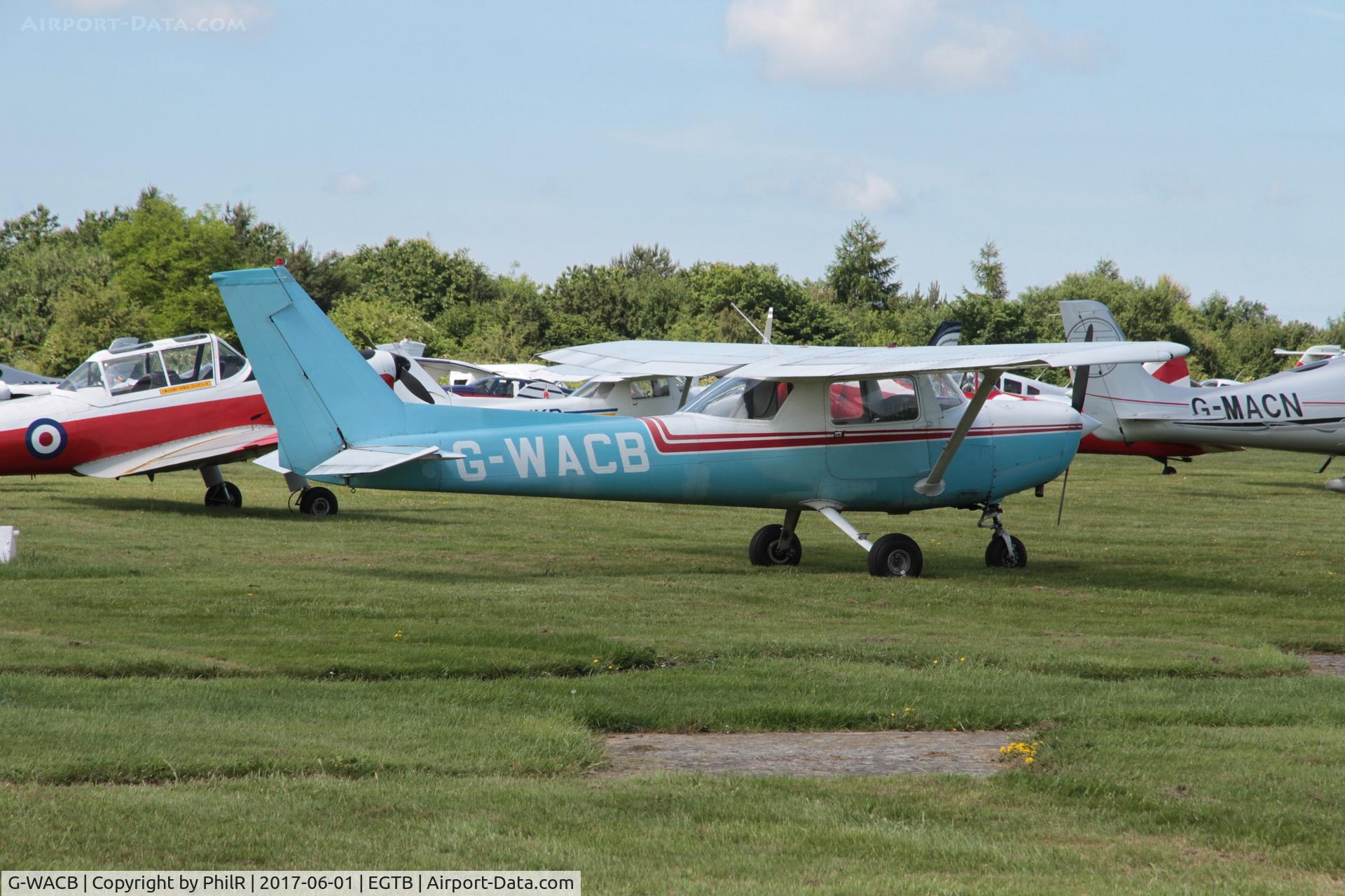 G-WACB, 1986 Reims Cessna F152 C/N 1972, 1986 Reims Cessna F152 at Air Expo, Booker