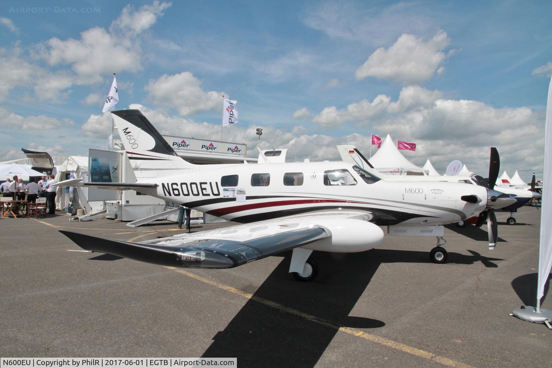 N600EU, 2017 Piper PA-46-600TP (M600) C/N 4698033, N600EU 2017 Piper Pa-46-600TP Malibu at Air Expo, Booker