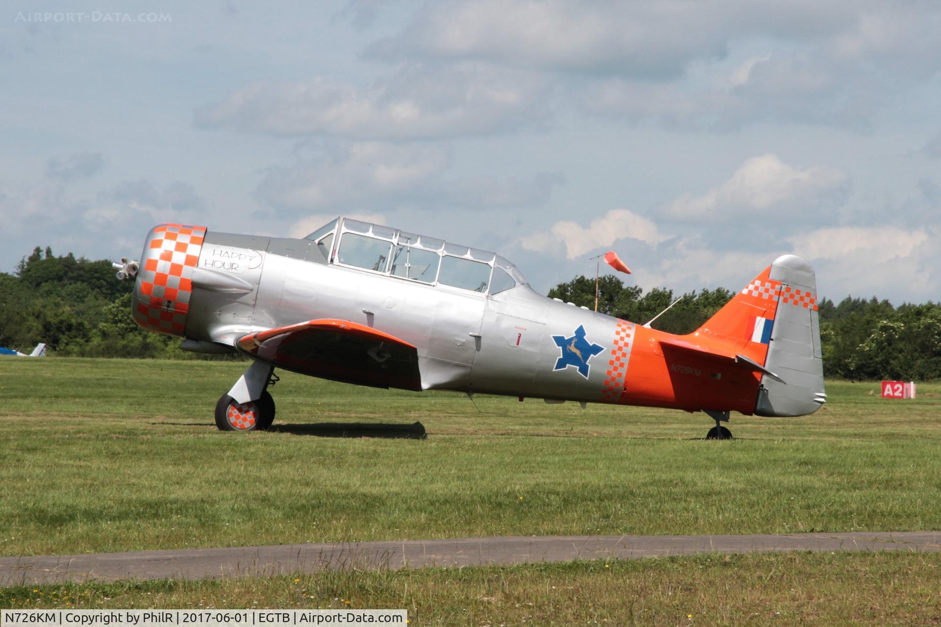 N726KM, 1953 North American AT-6G Texan C/N SA079, N726KM (7726) 1953 NA AT-6G Texan SAAF colours at Air Expo, Booker