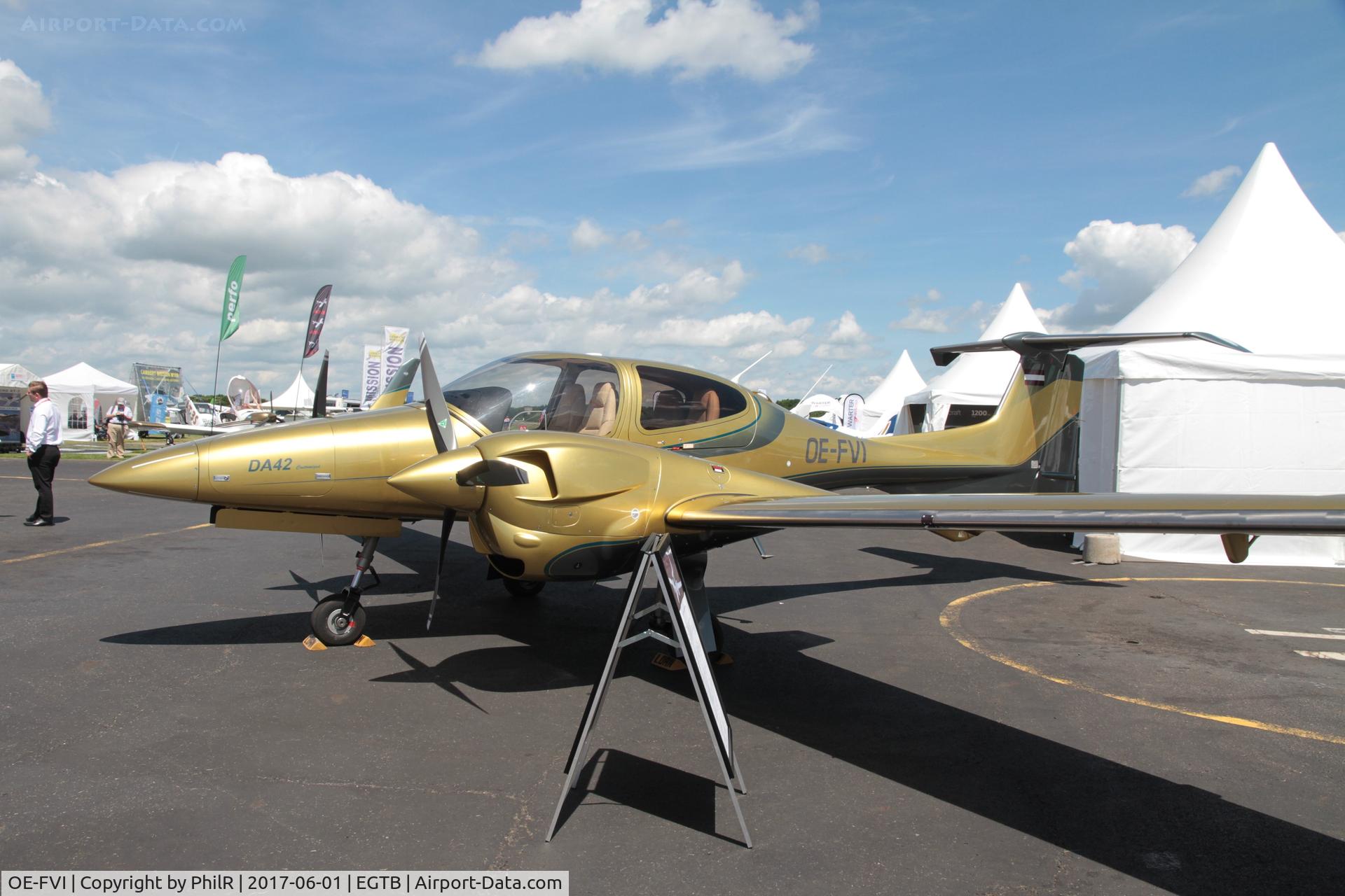 OE-FVI, Diamond DA-42NG Twin Star C/N 42.N103, 2014 Diamond DA-42NG Twin Star at Air Expo, Booker